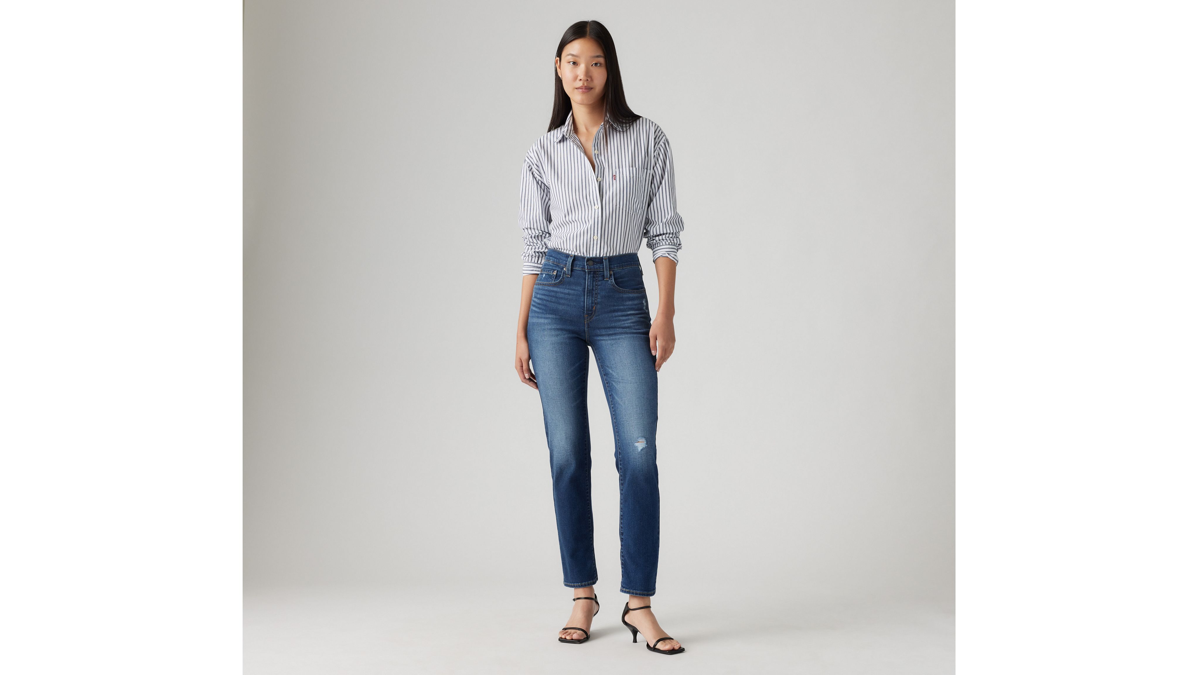 Levi's 724 High Rise Straight Women's Jeans 32x30 In Know When