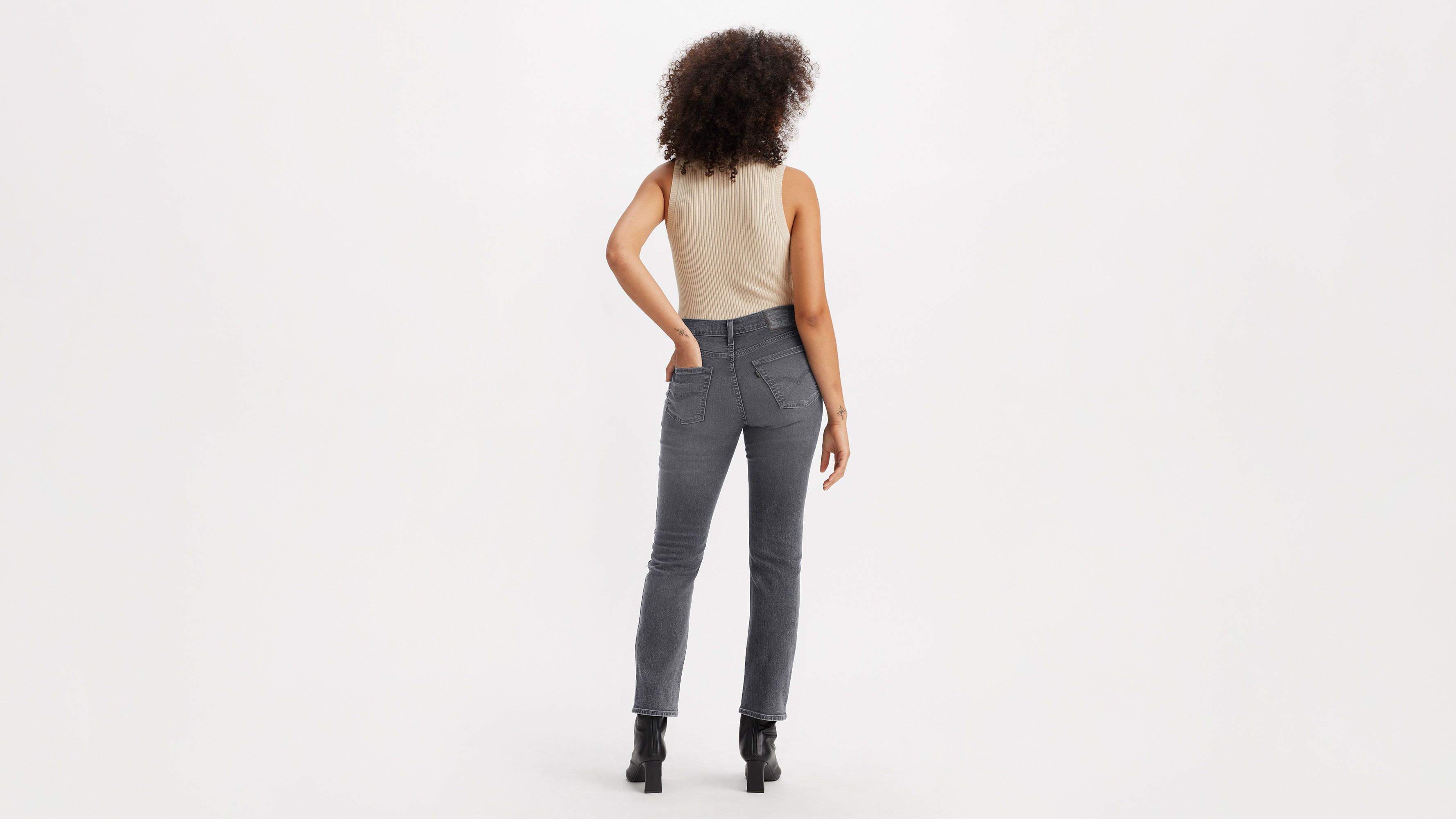 724™ High Rise Straight Jeans 3