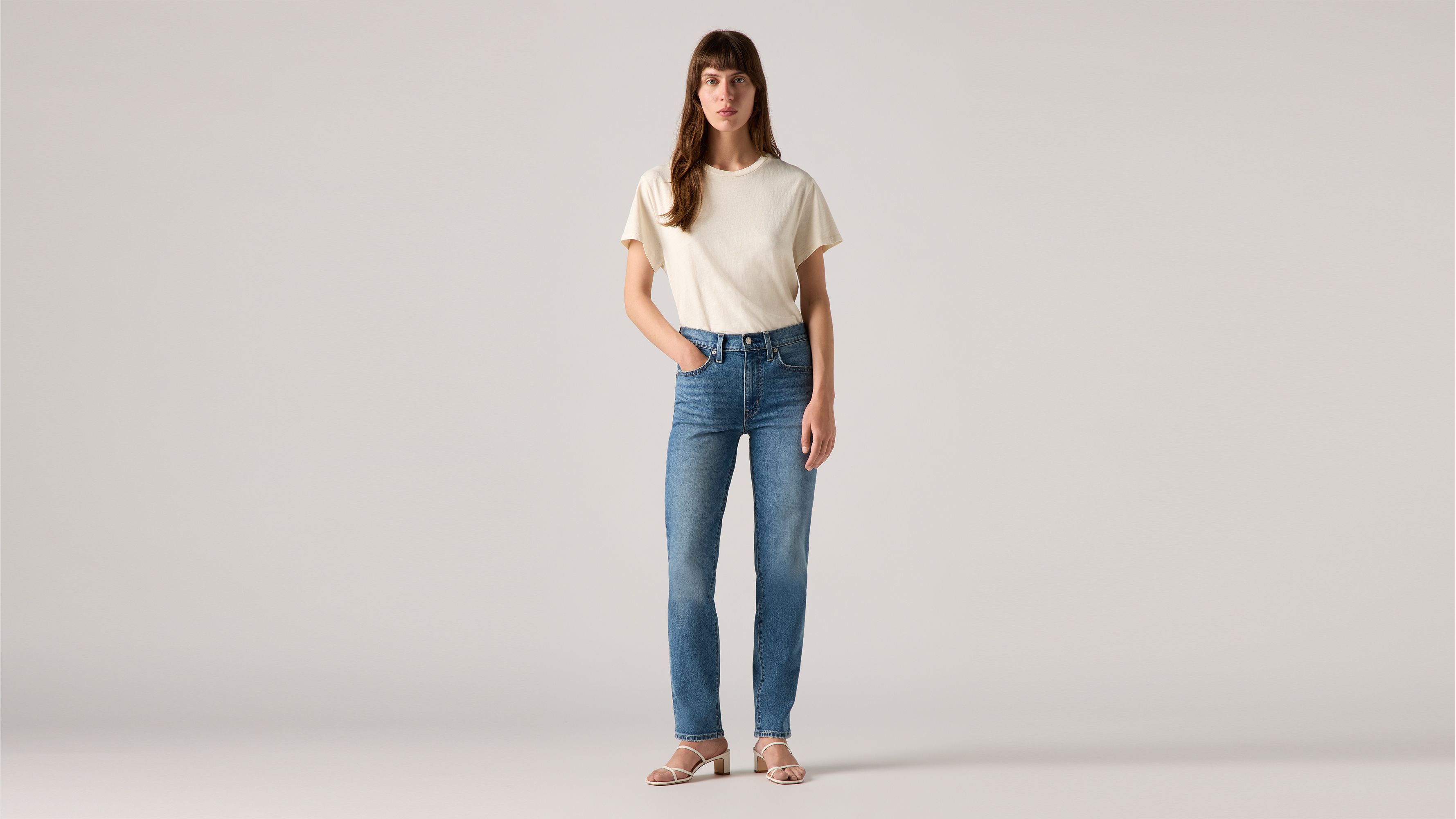 724™ High Rise Straight Jeans 5