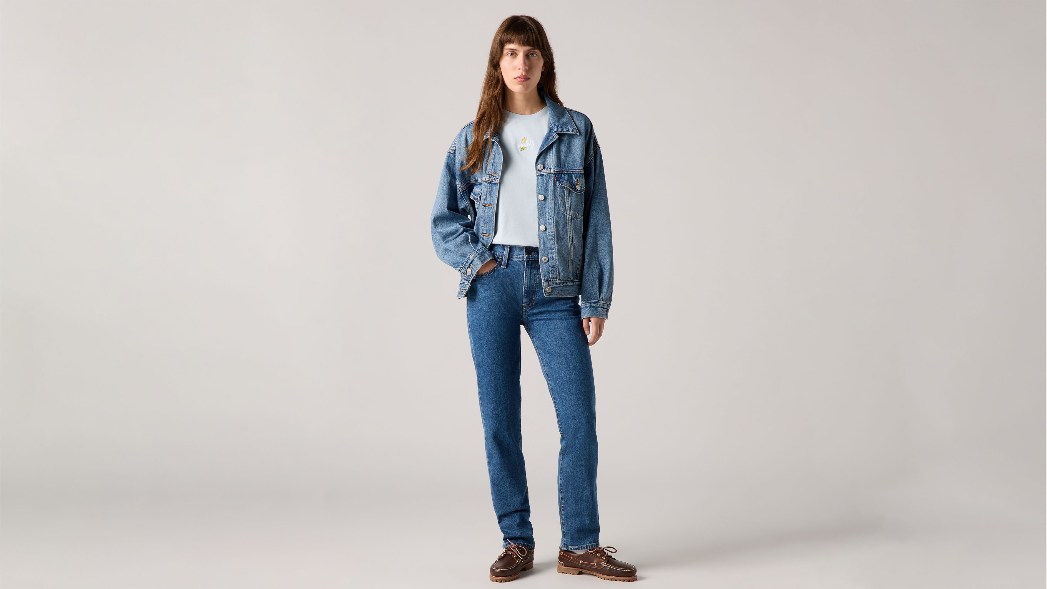 724™ High Rise Straight jeans