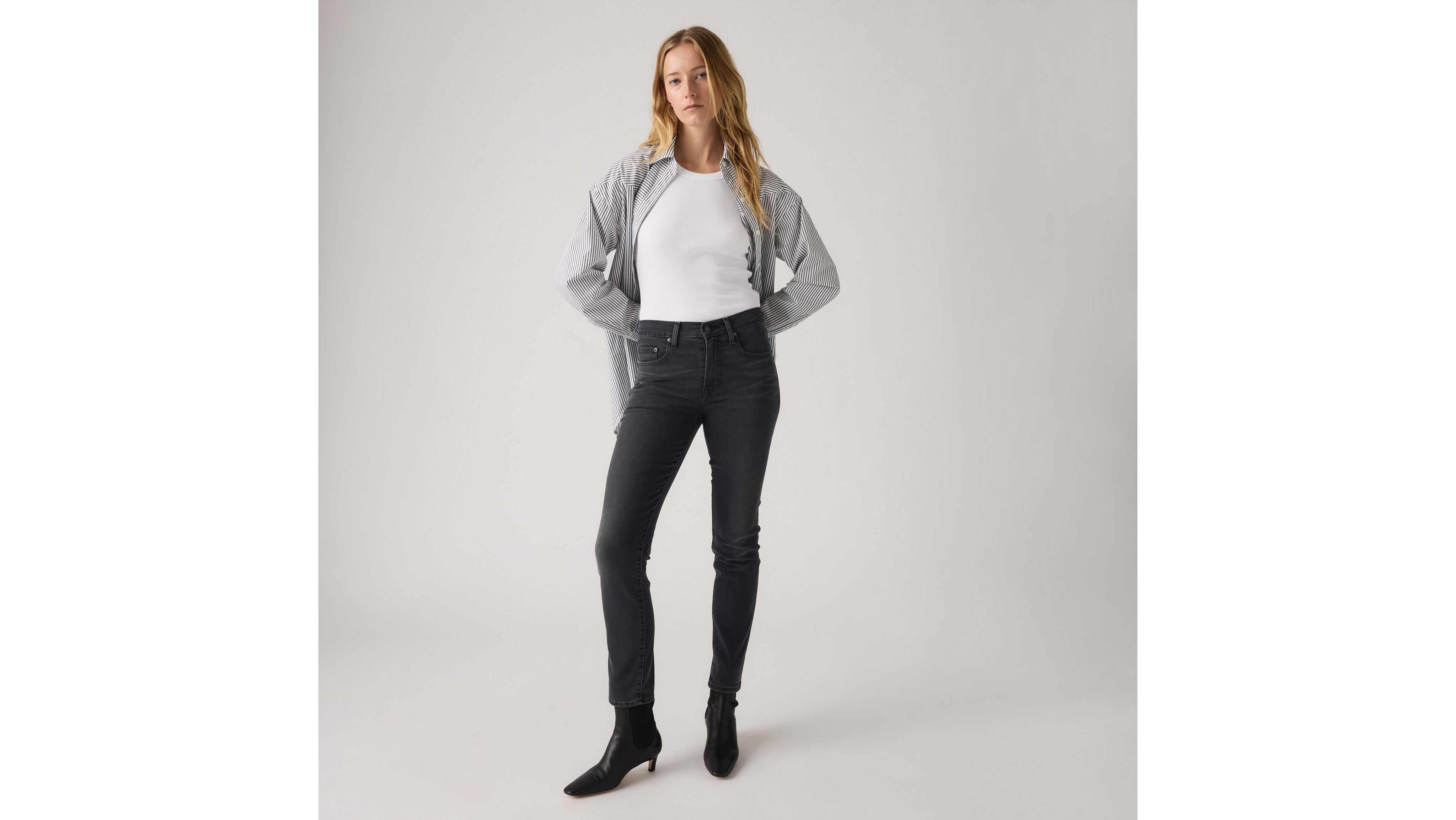 724 High Rise Straight Jeans 12