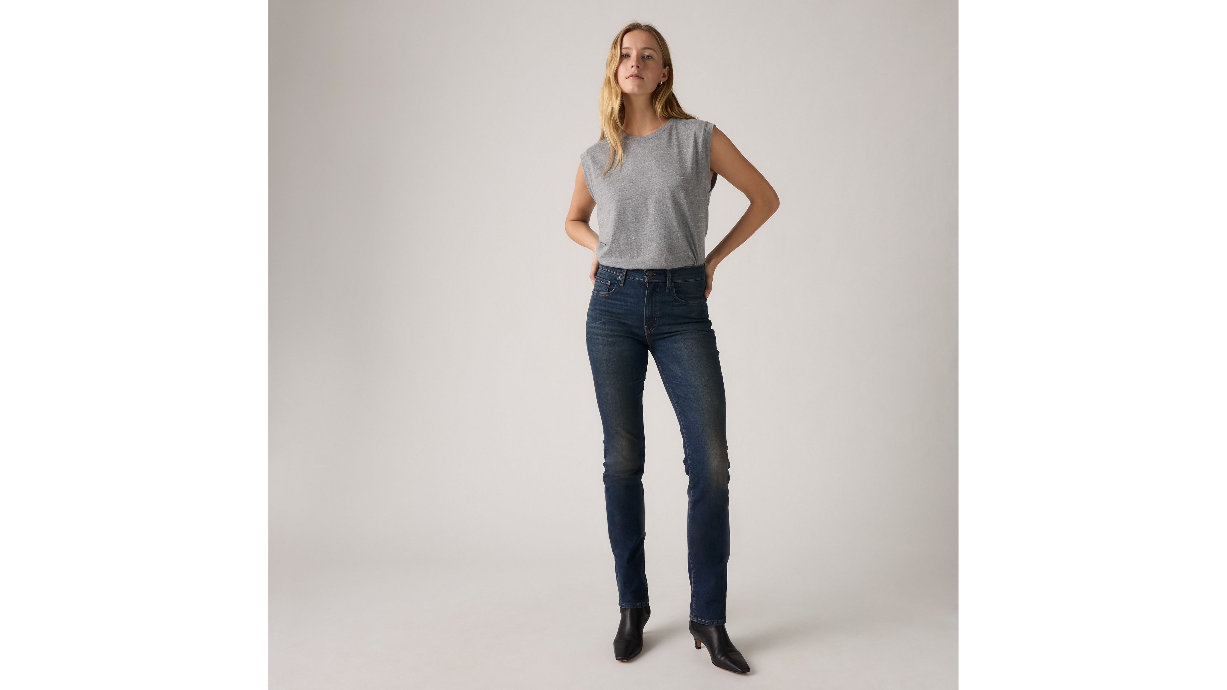 724™ High Rise Straight Jeans 2