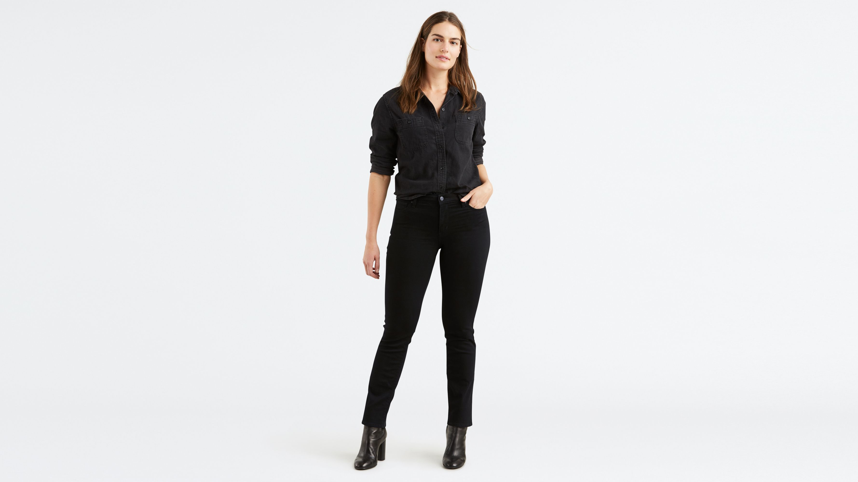 712™ Slim Jeans - Black | Levi's® SI