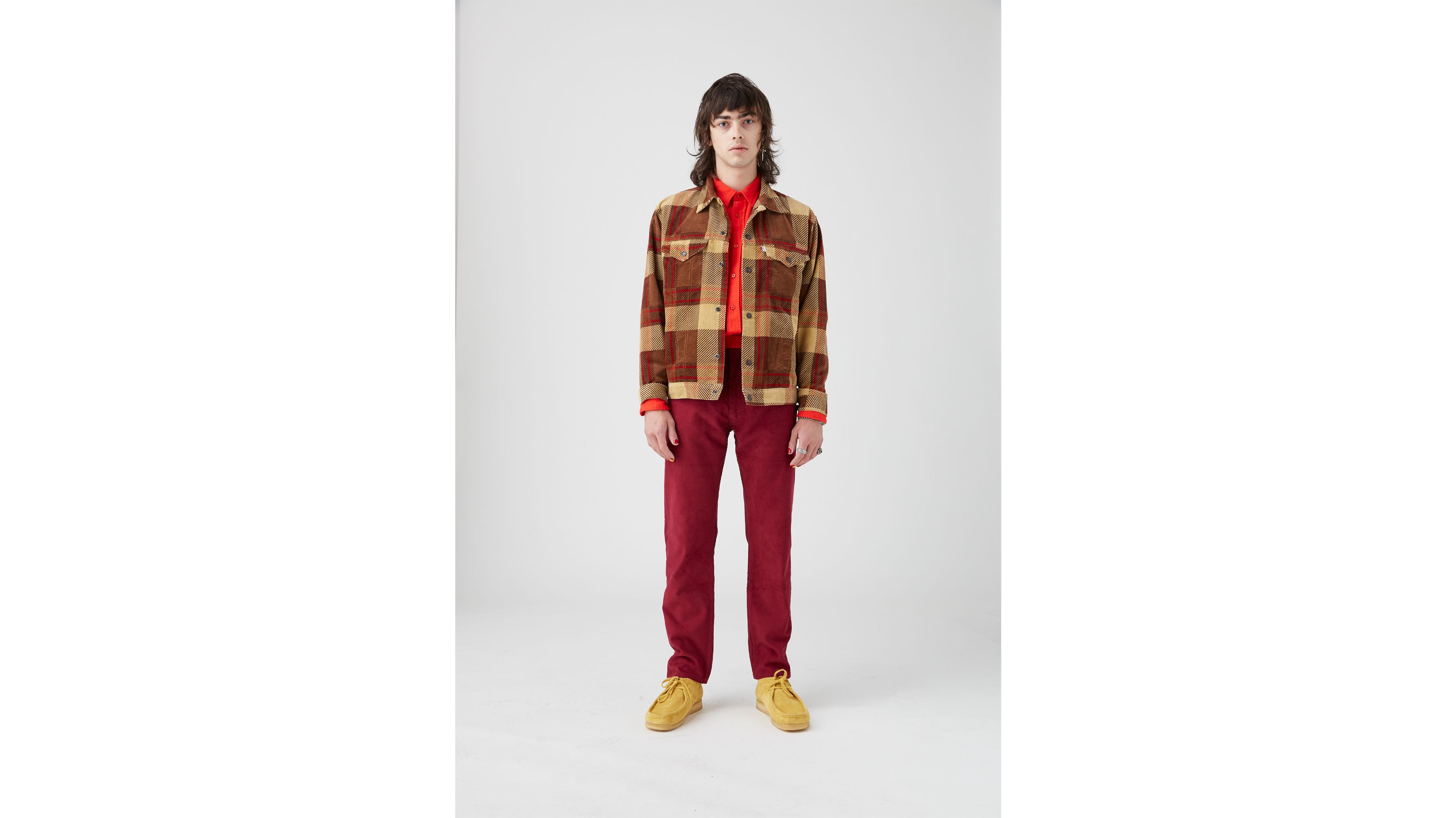 levi's red corduroy pants