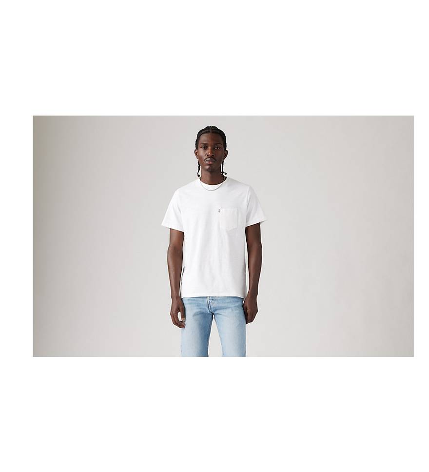 Classic One Pocket T-shirt White | US