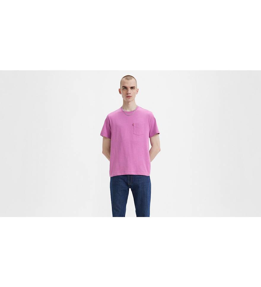 Short Sleeve Classic Pocket Tee - Pink | Levi's® SE