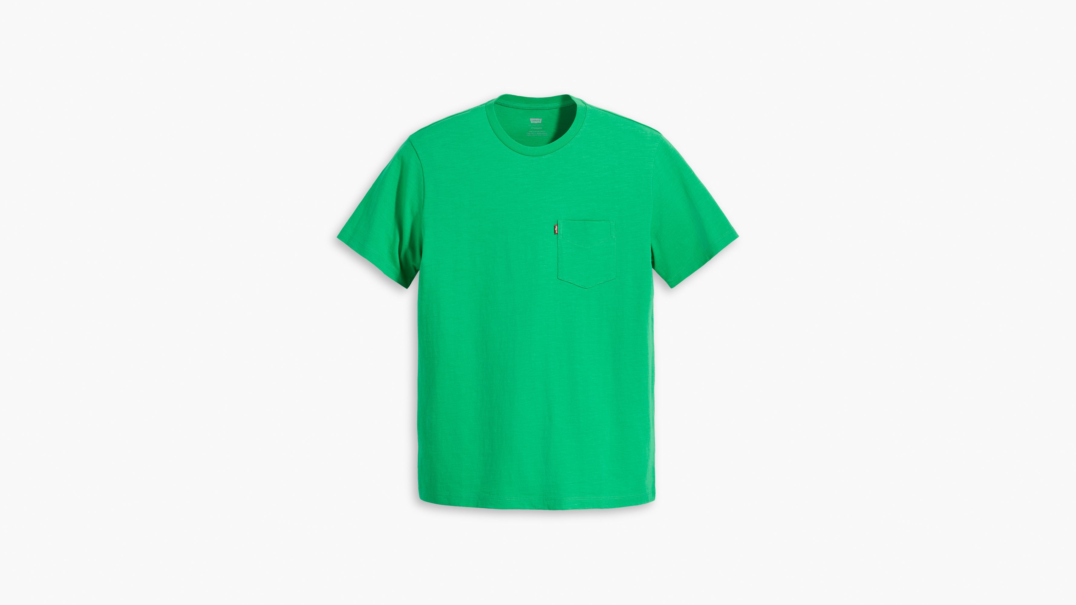 Camiseta clásica de manga corta y un bolsillo 3
