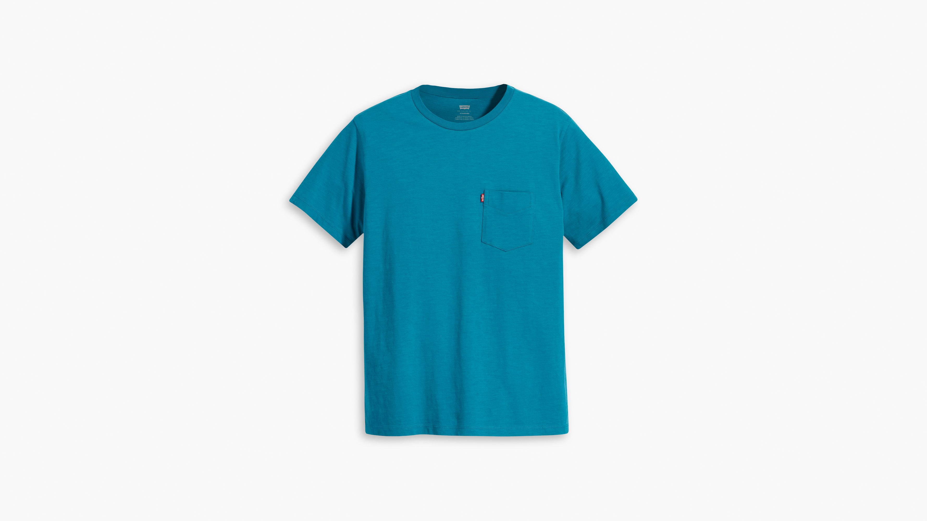 Camiseta clásica de manga corta y un bolsillo 3