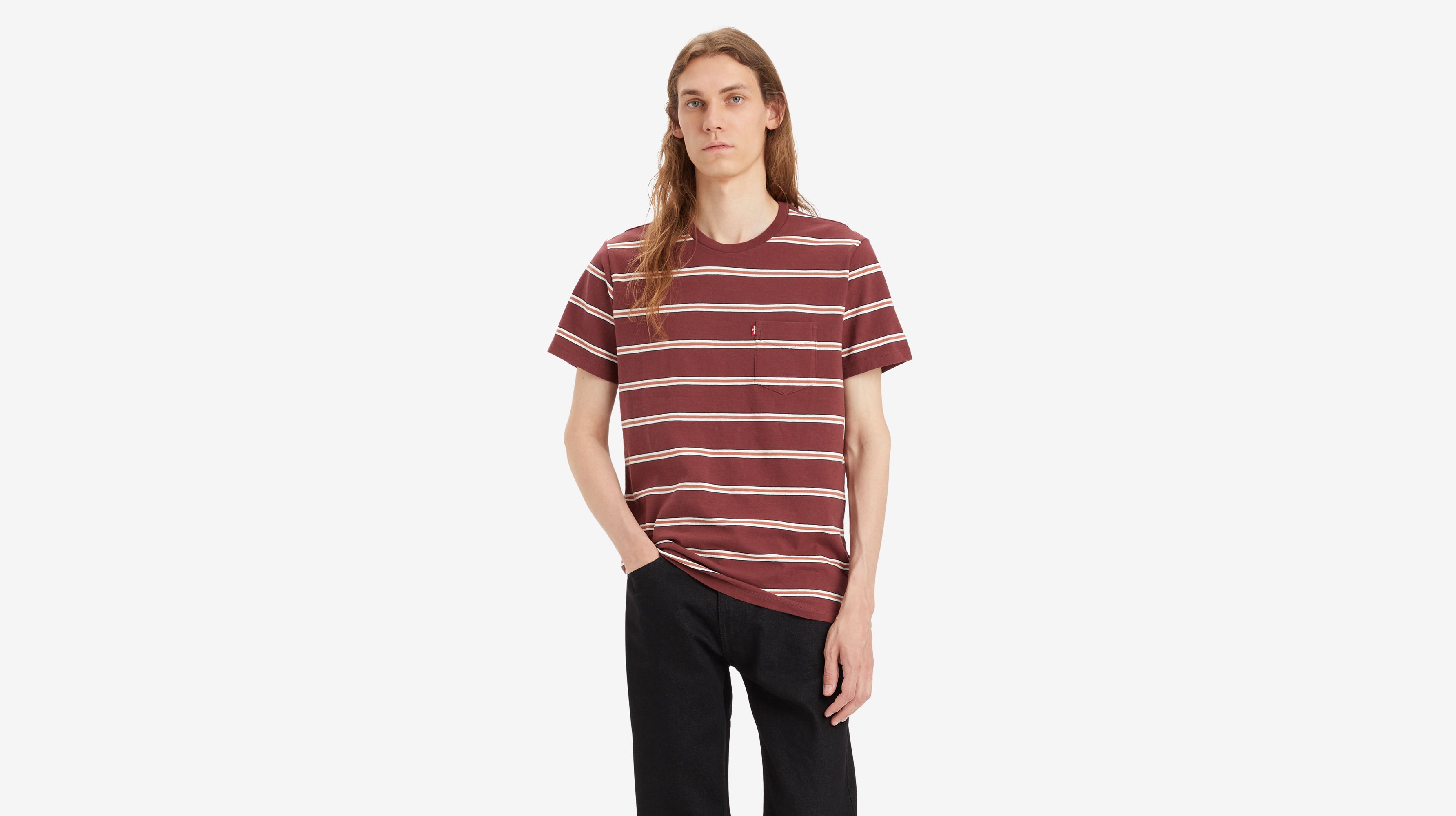 Classic T-Shirt mit Brusttasche 1