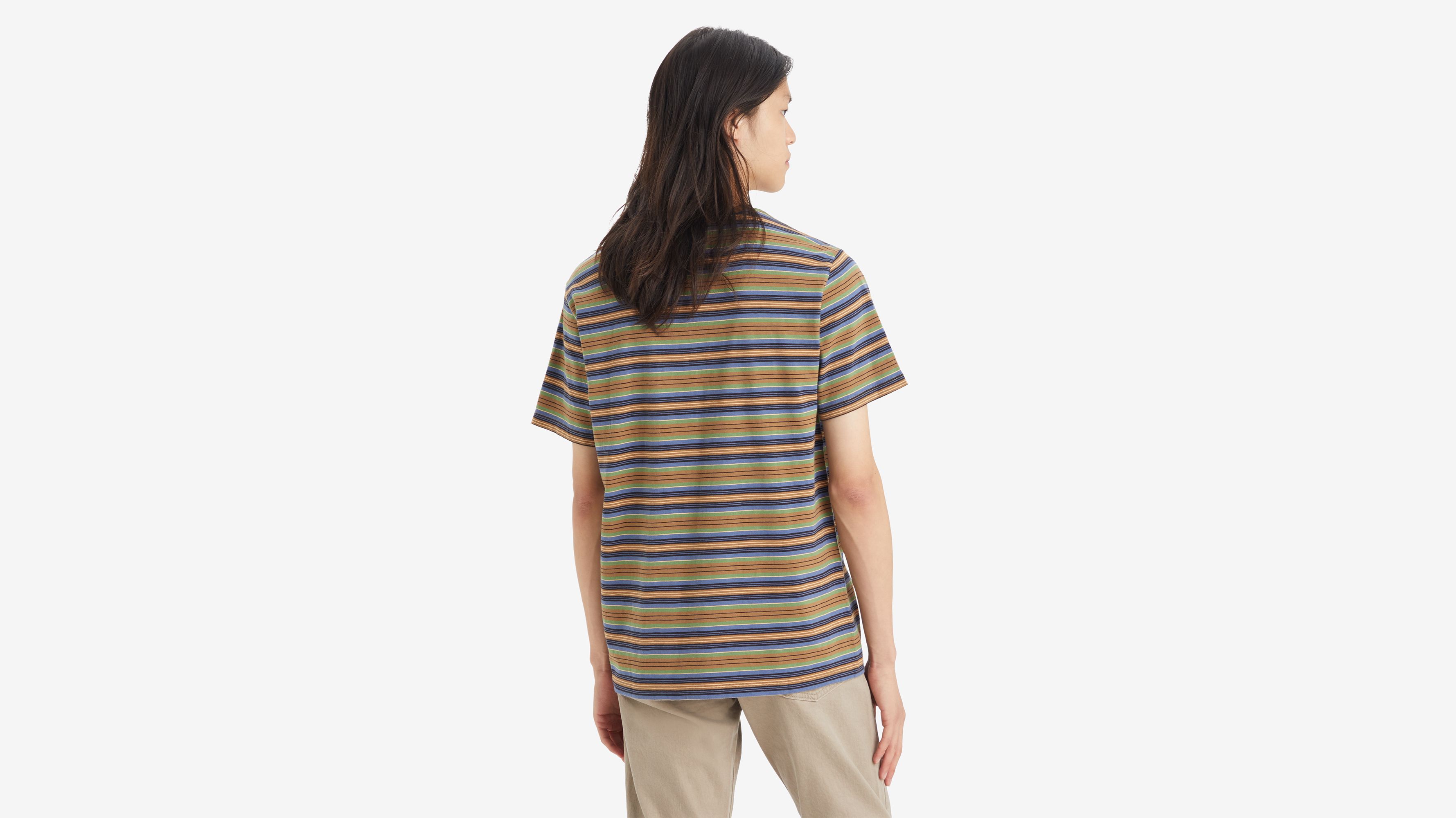 Striped Classic Pocket T-Shirt 2