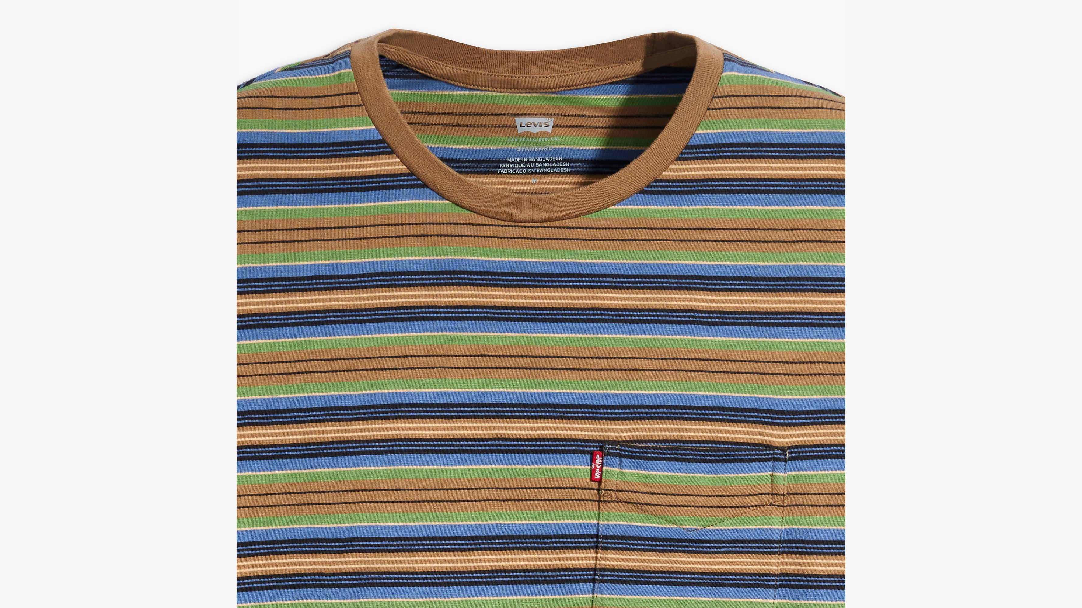 Striped Classic Pocket T-Shirt 4