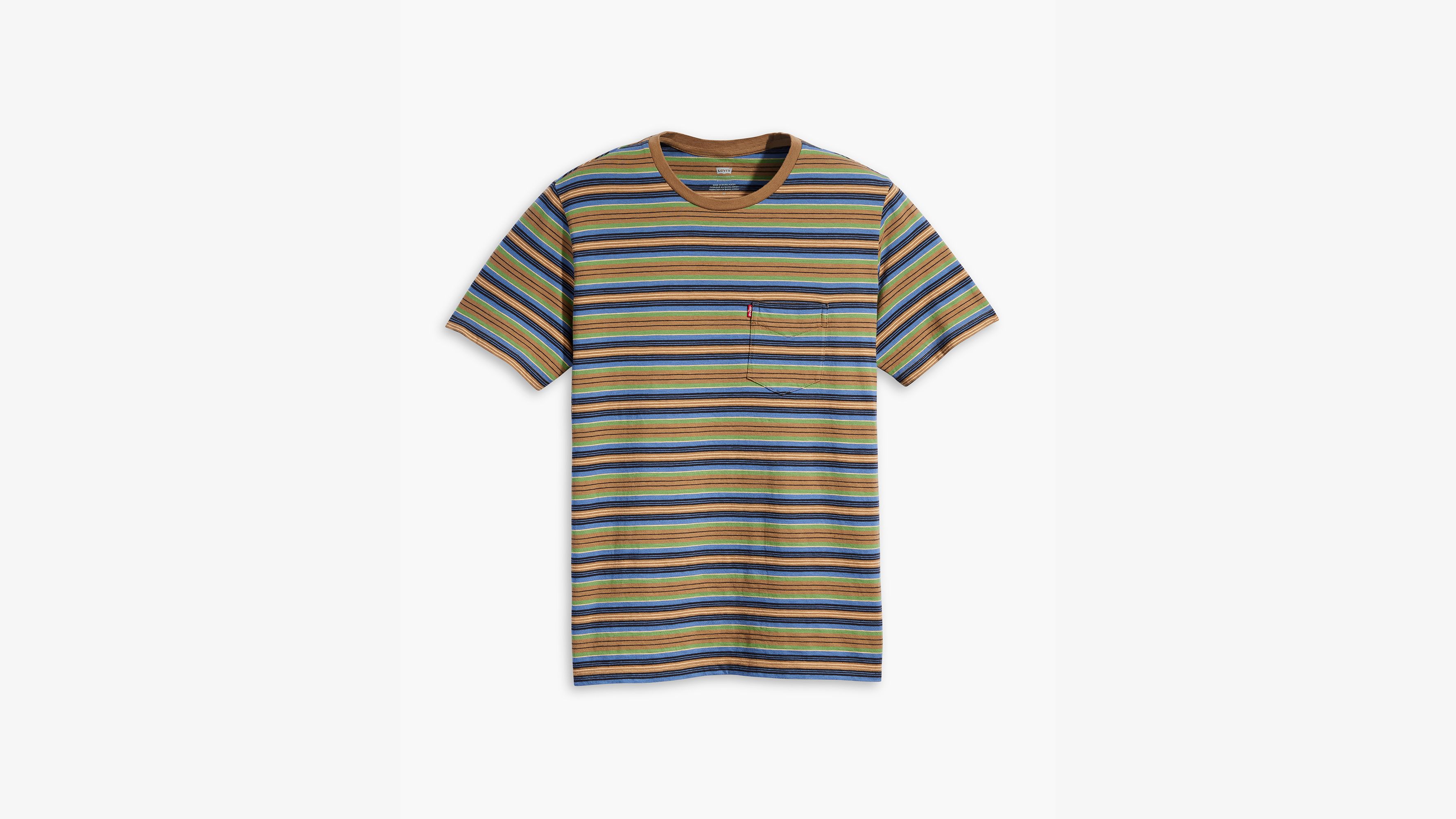 Striped Classic Pocket T-Shirt 3