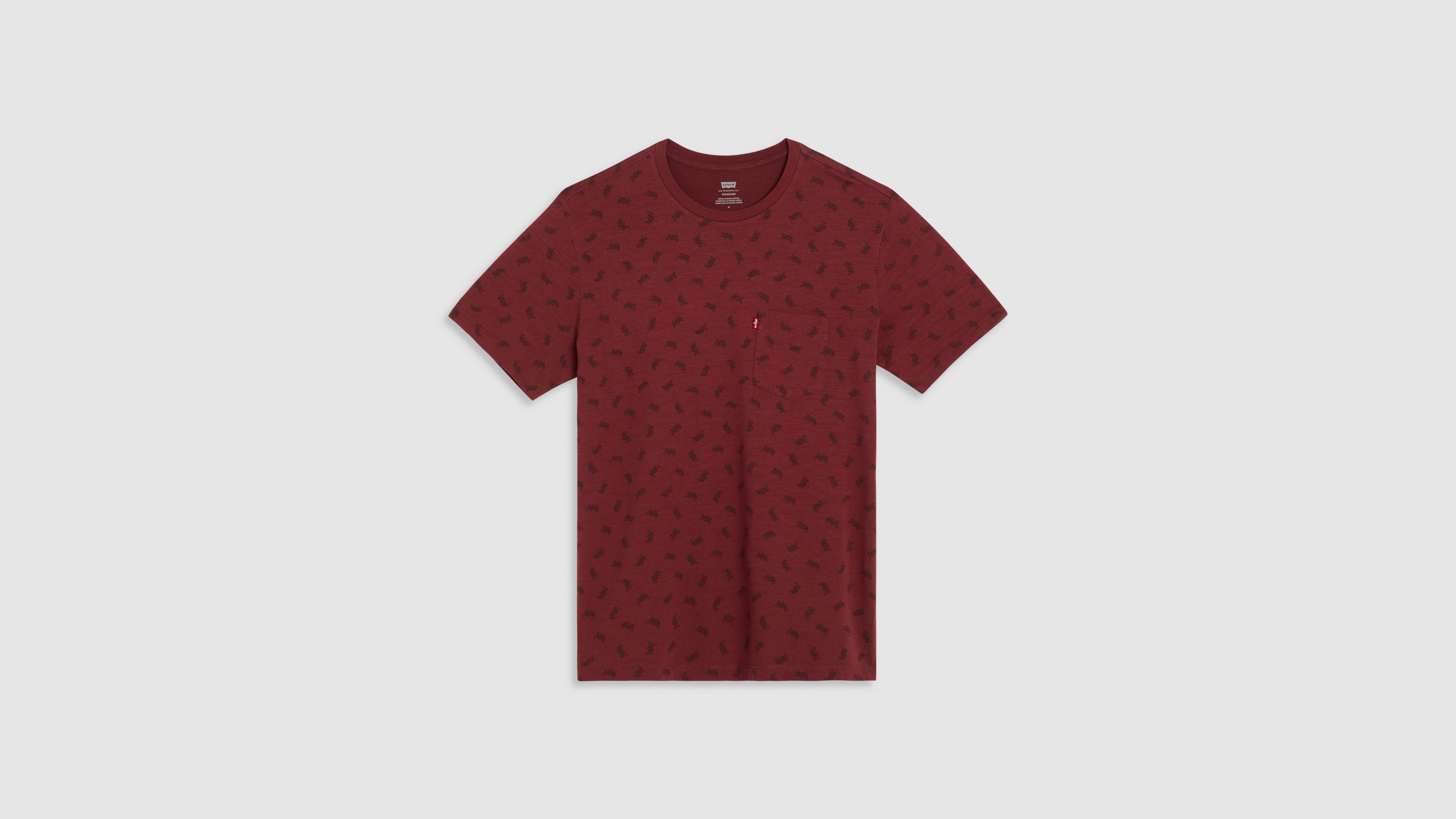 Levi's Classic Pocket T-shirt In Sawyer Paisley Andorra