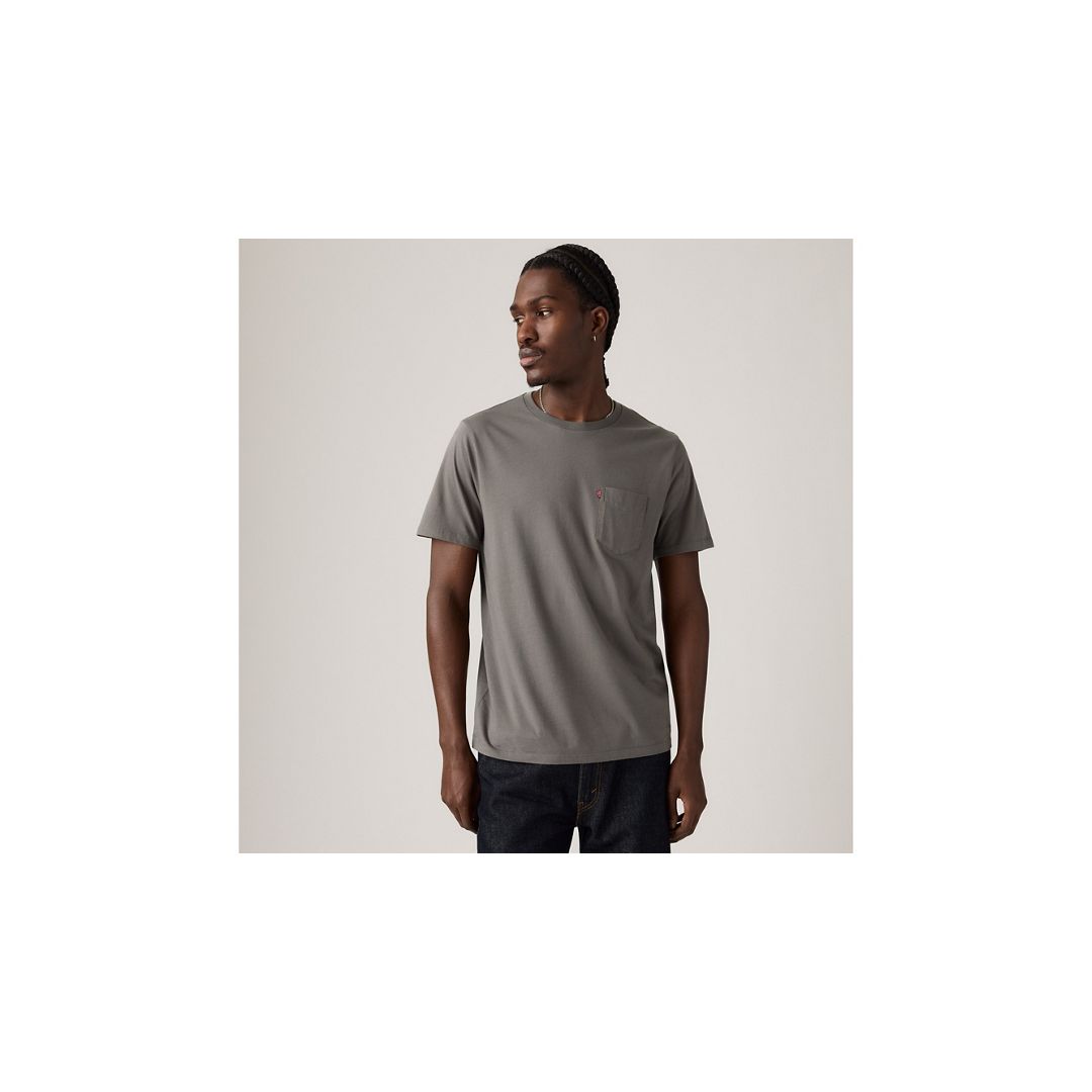 Levi's Classic Pocket T-shirt In Gray