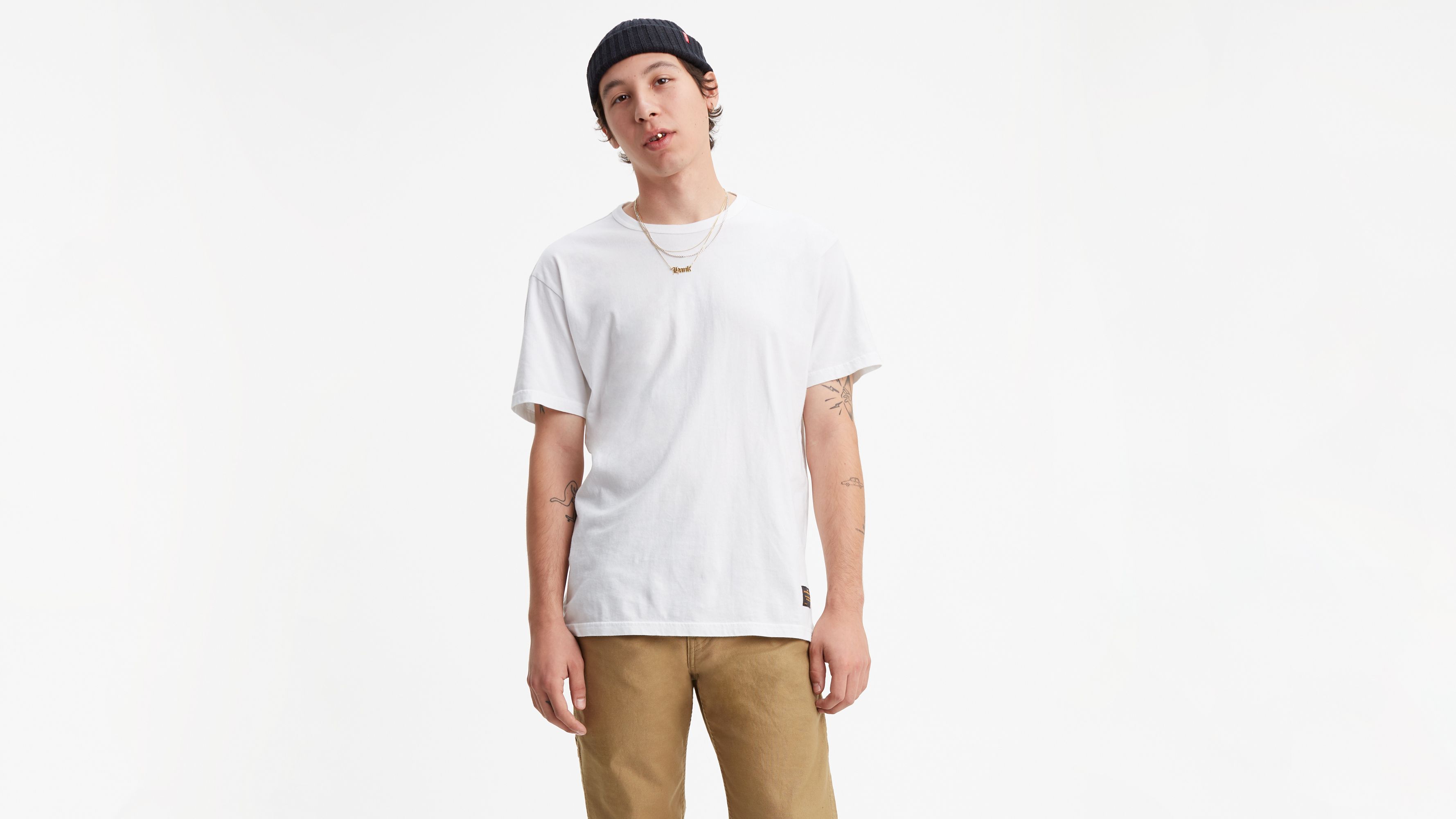 Levis plain sale white t shirt