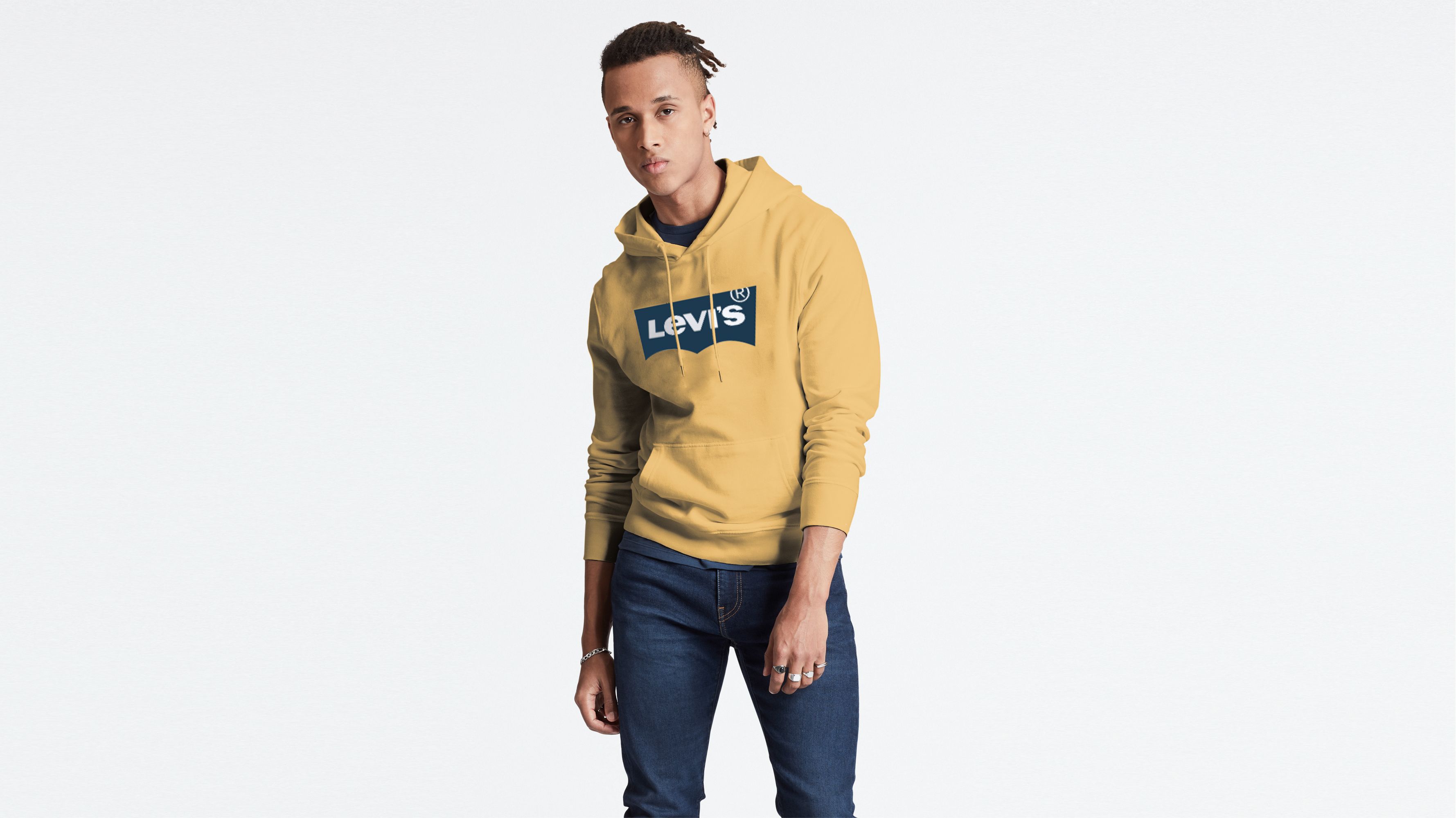 levis yellow hoodie