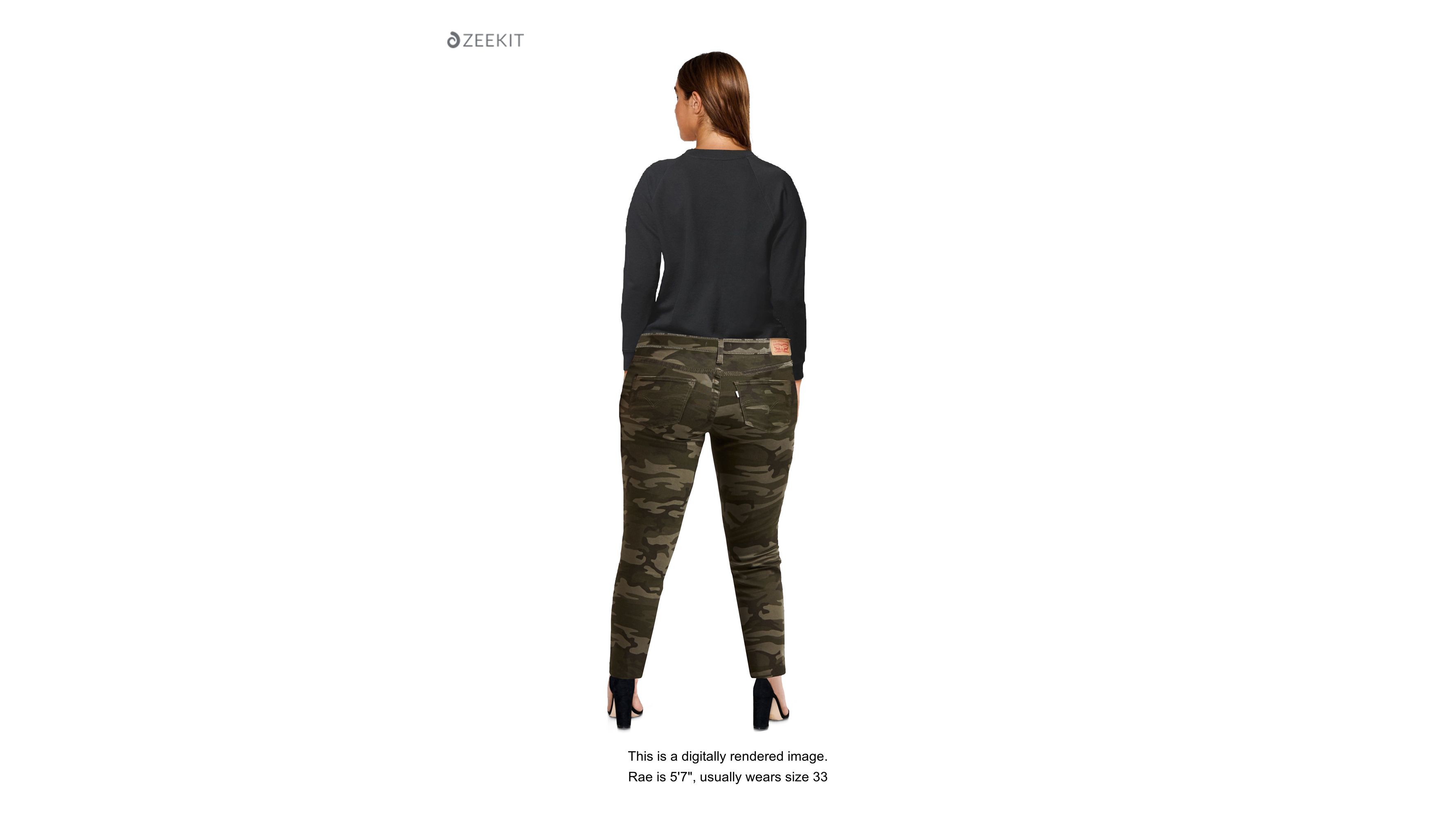 levi's camo skinny jeans