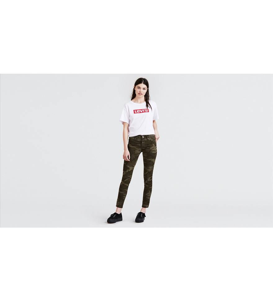 Camo 711 Skinny Ankle Women's Jeans - Green | US