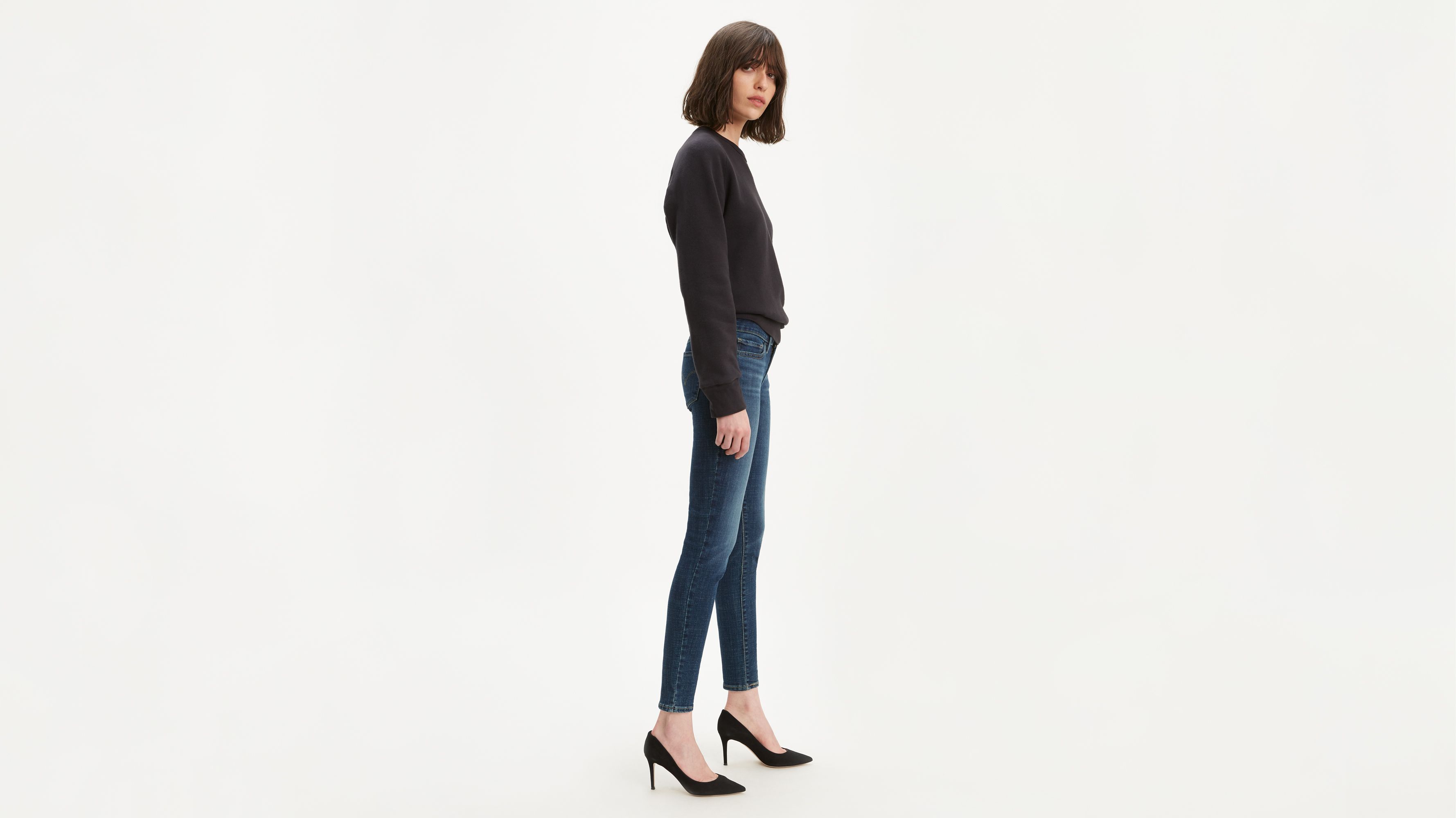 levis 711 skinny ankle jeans