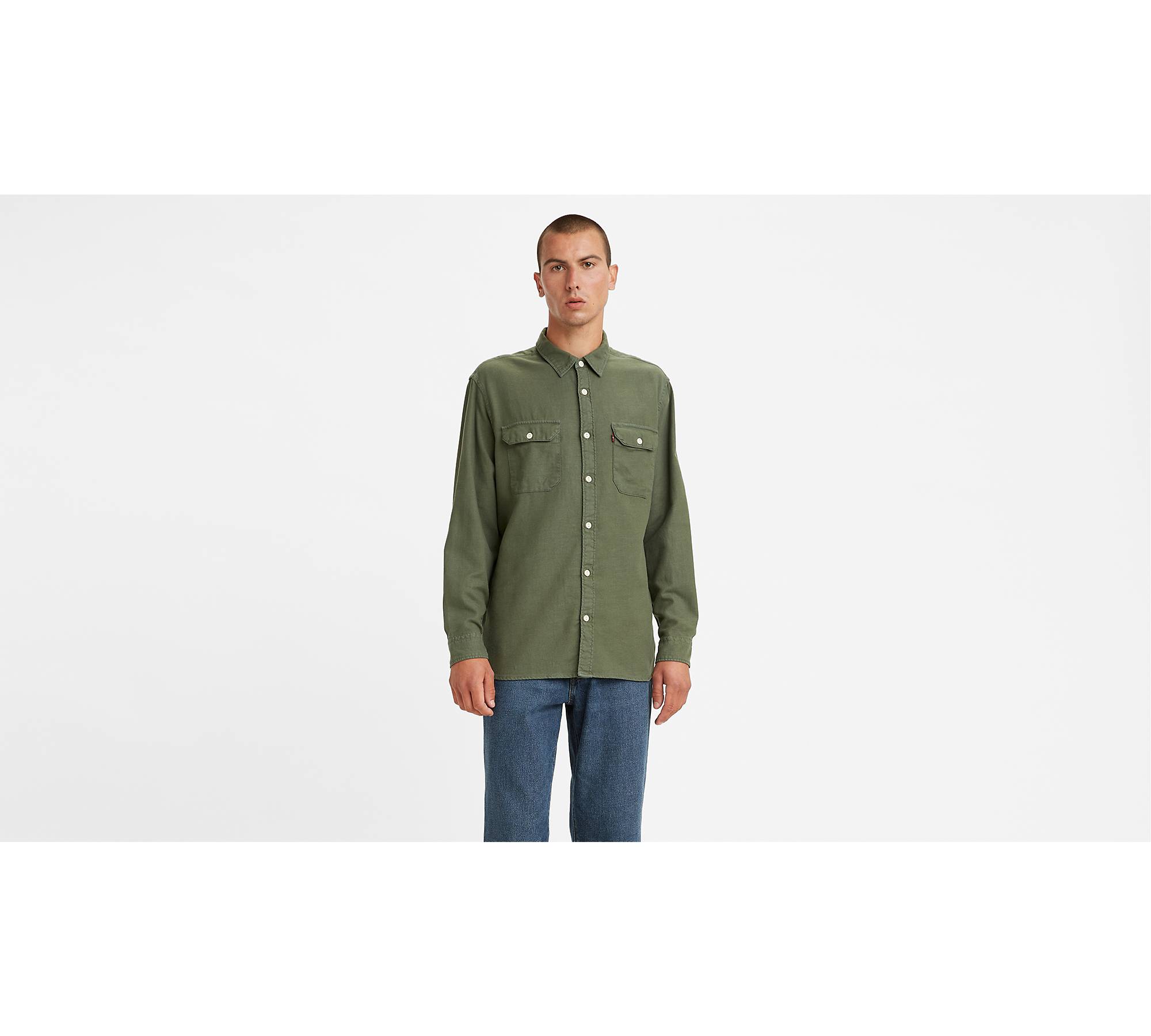 Jackson Worker Shirt - Green | Levi's® CA