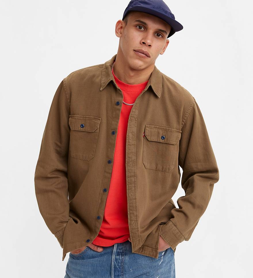 Jackson Worker Overshirt - Brown | Levi's® US