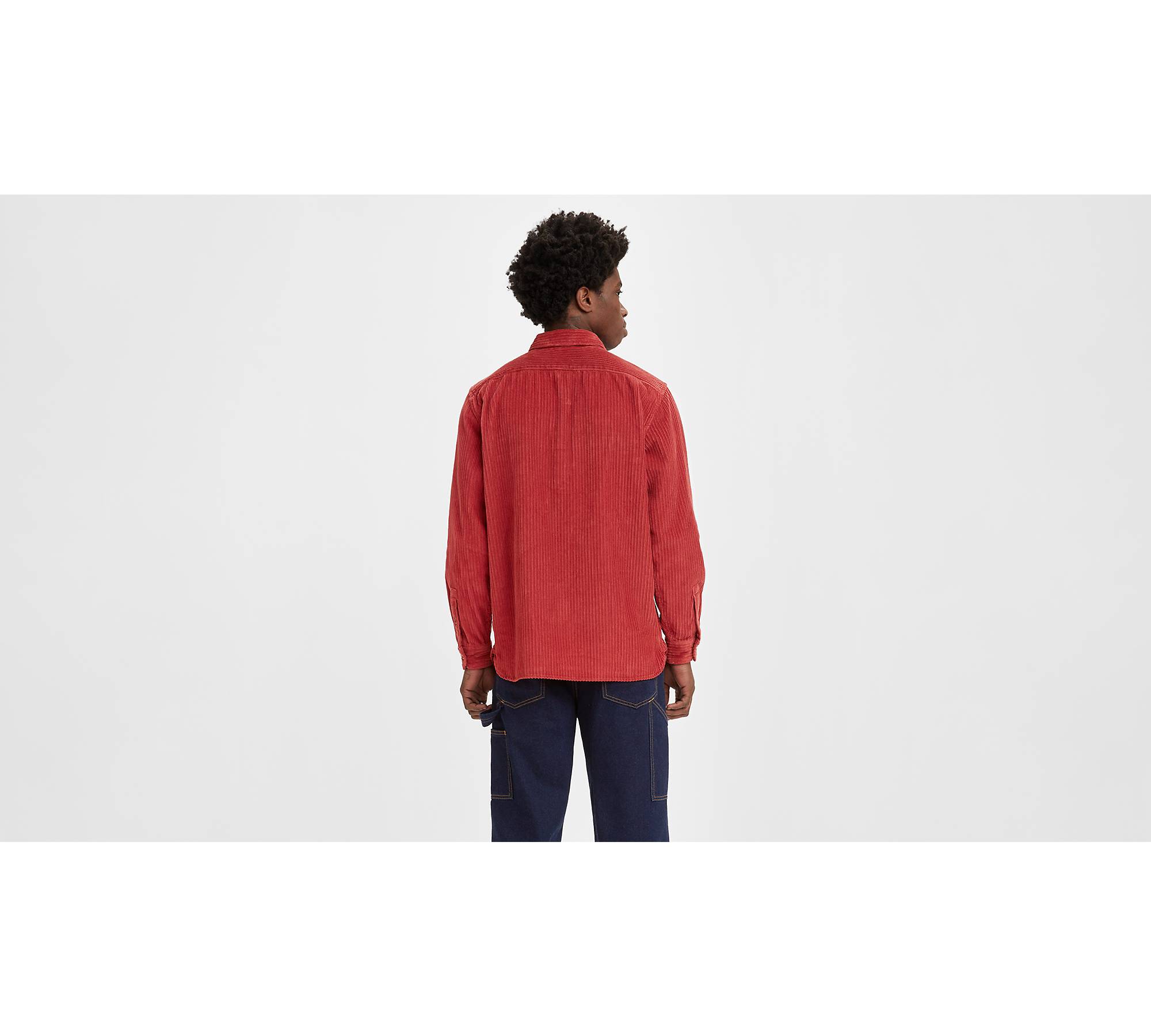 Jackson Worker Corduroy Overshirt - Red | Levi's® US