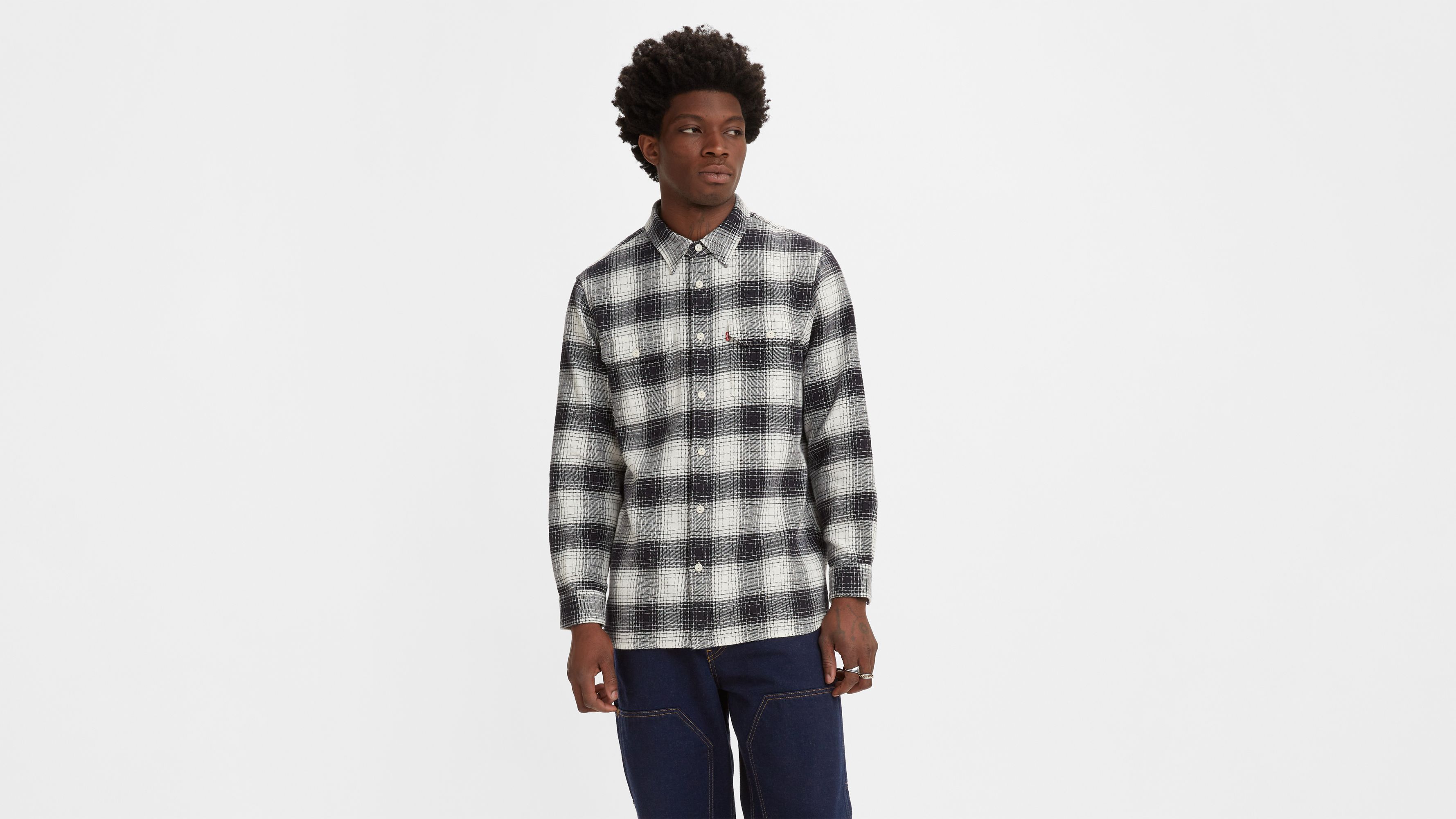Jackson Worker Flannel Overshirt 1