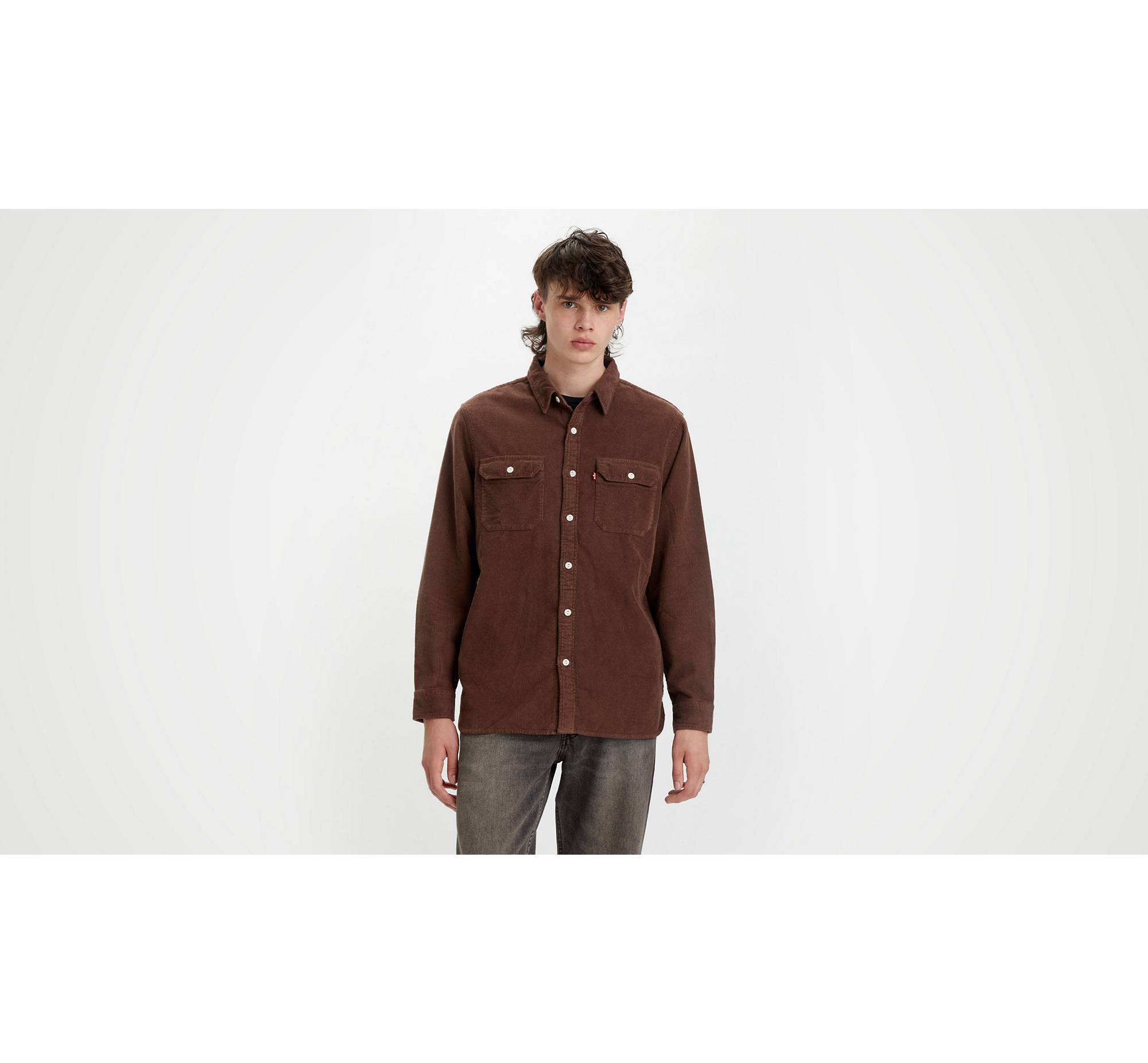 Jackson Worker Shirt - Brown | Levi's® AD