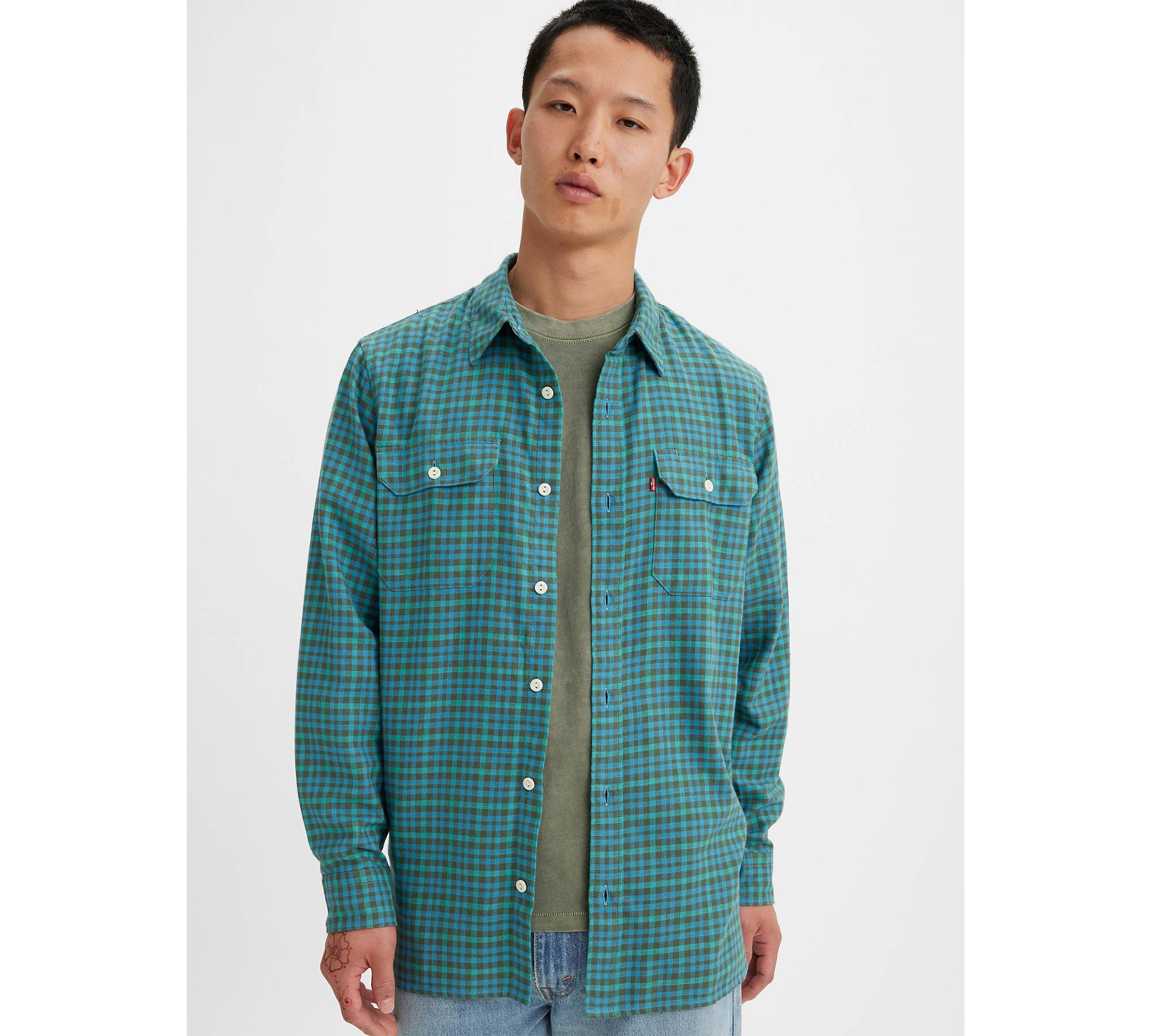 Jackson Worker Overshirt - Green | Levi's® US