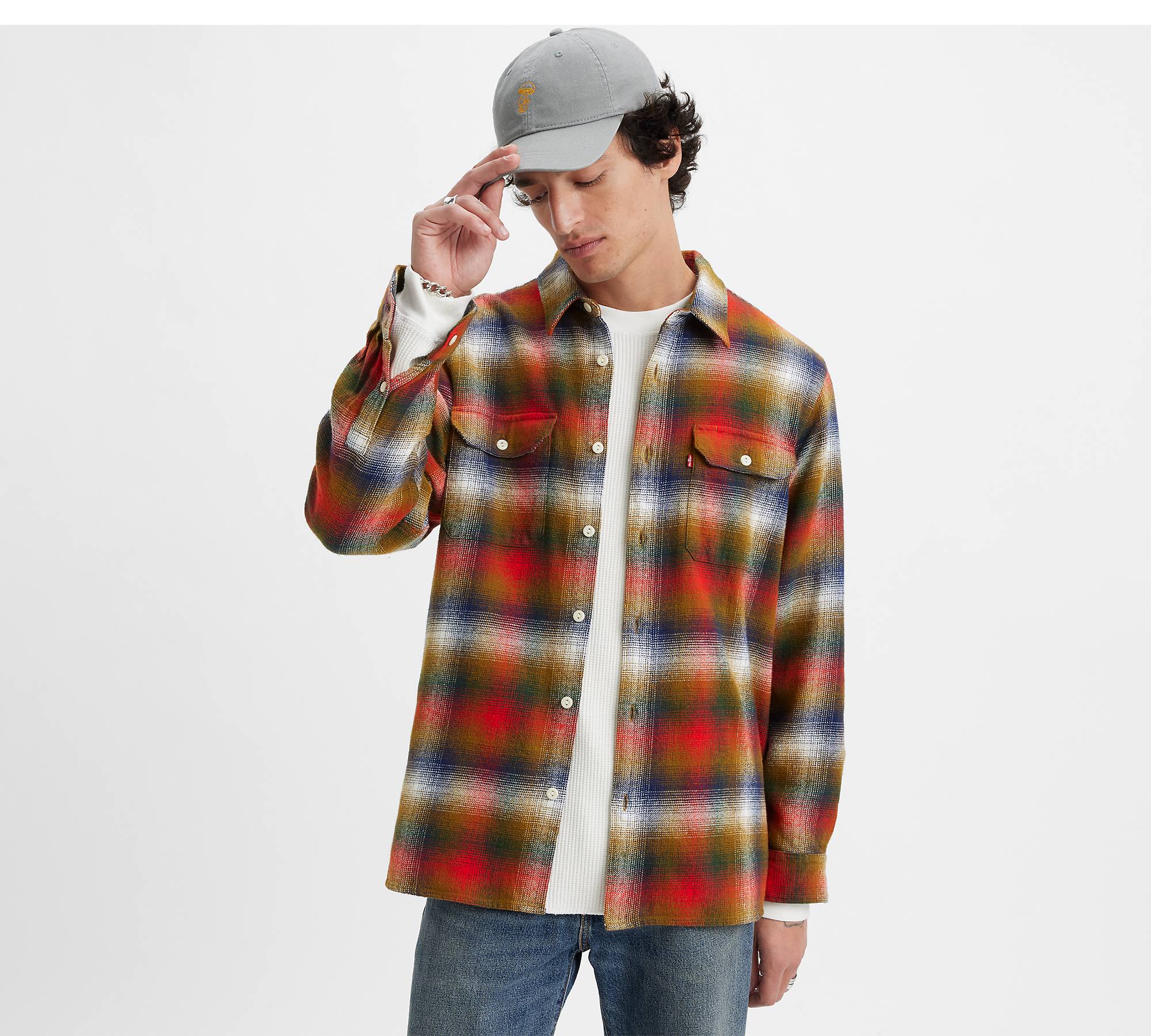 Jackson Worker Flannel Overshirt 1