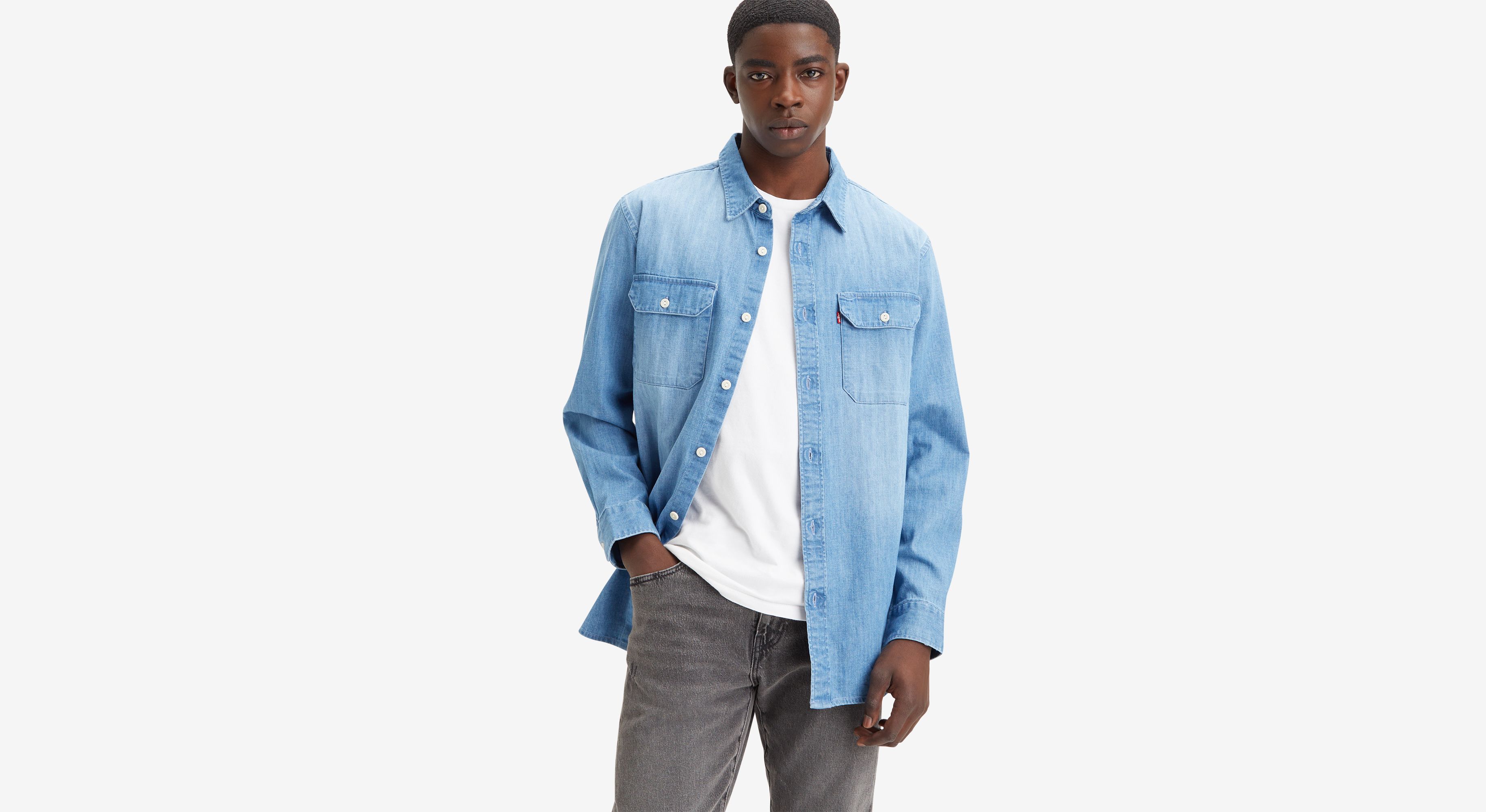 Ingleside Overshirt - Light Wash