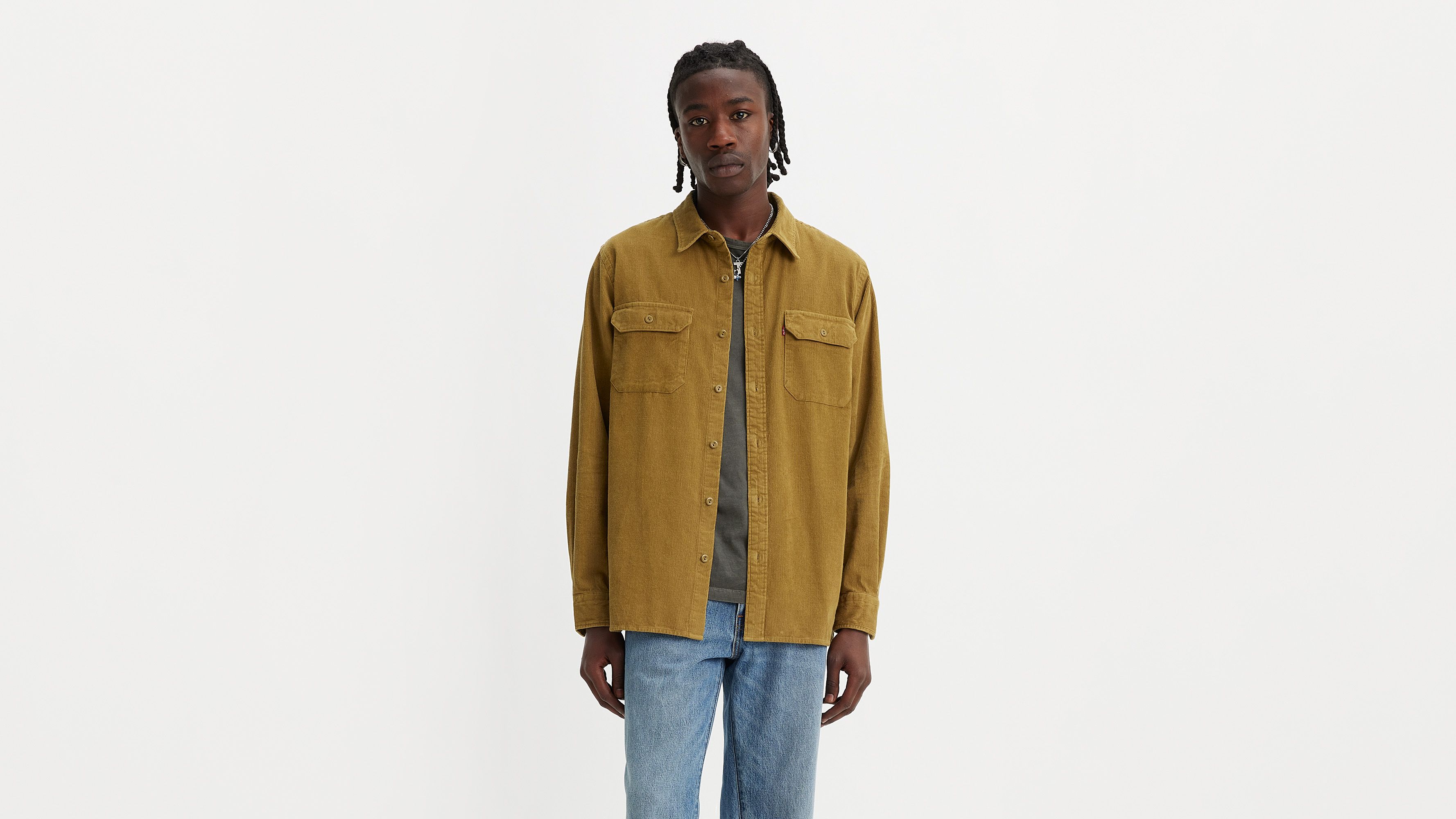 Jackson Worker Corduroy Overshirt - Brown | Levi's® US