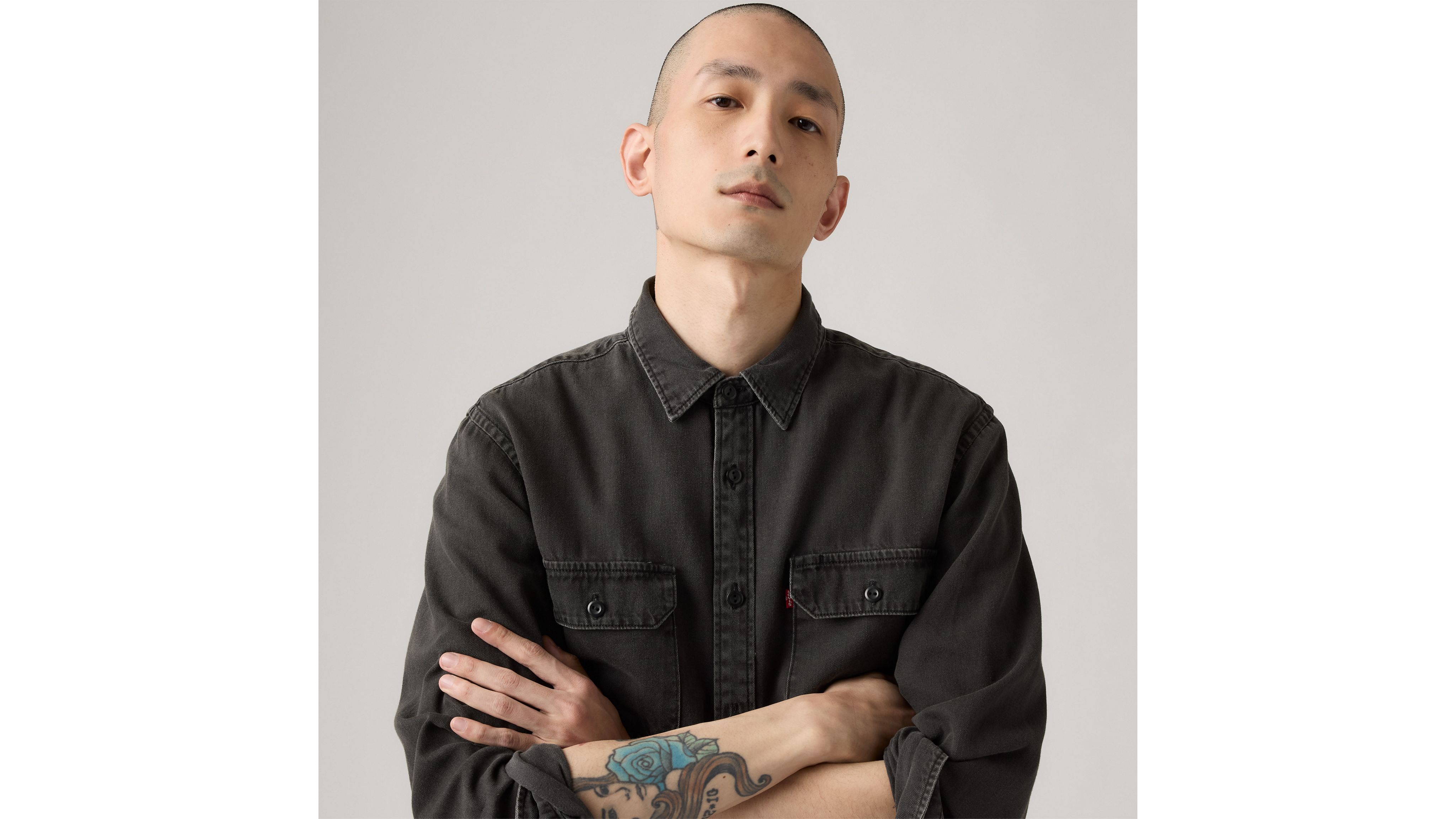 Levi's Jackson Worker Overshirt In Black
