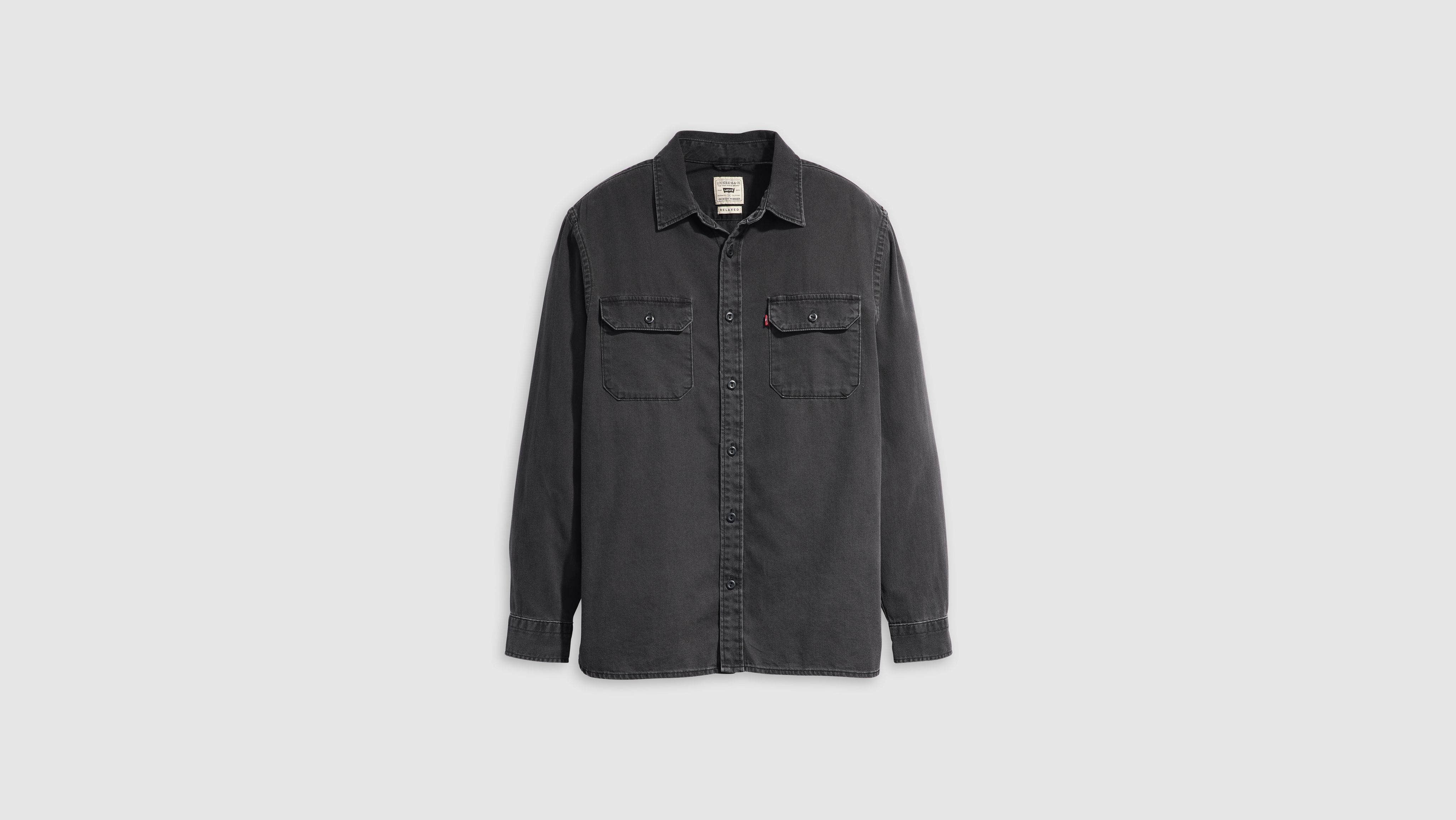 Levi's Jackson Worker Overshirt In Black