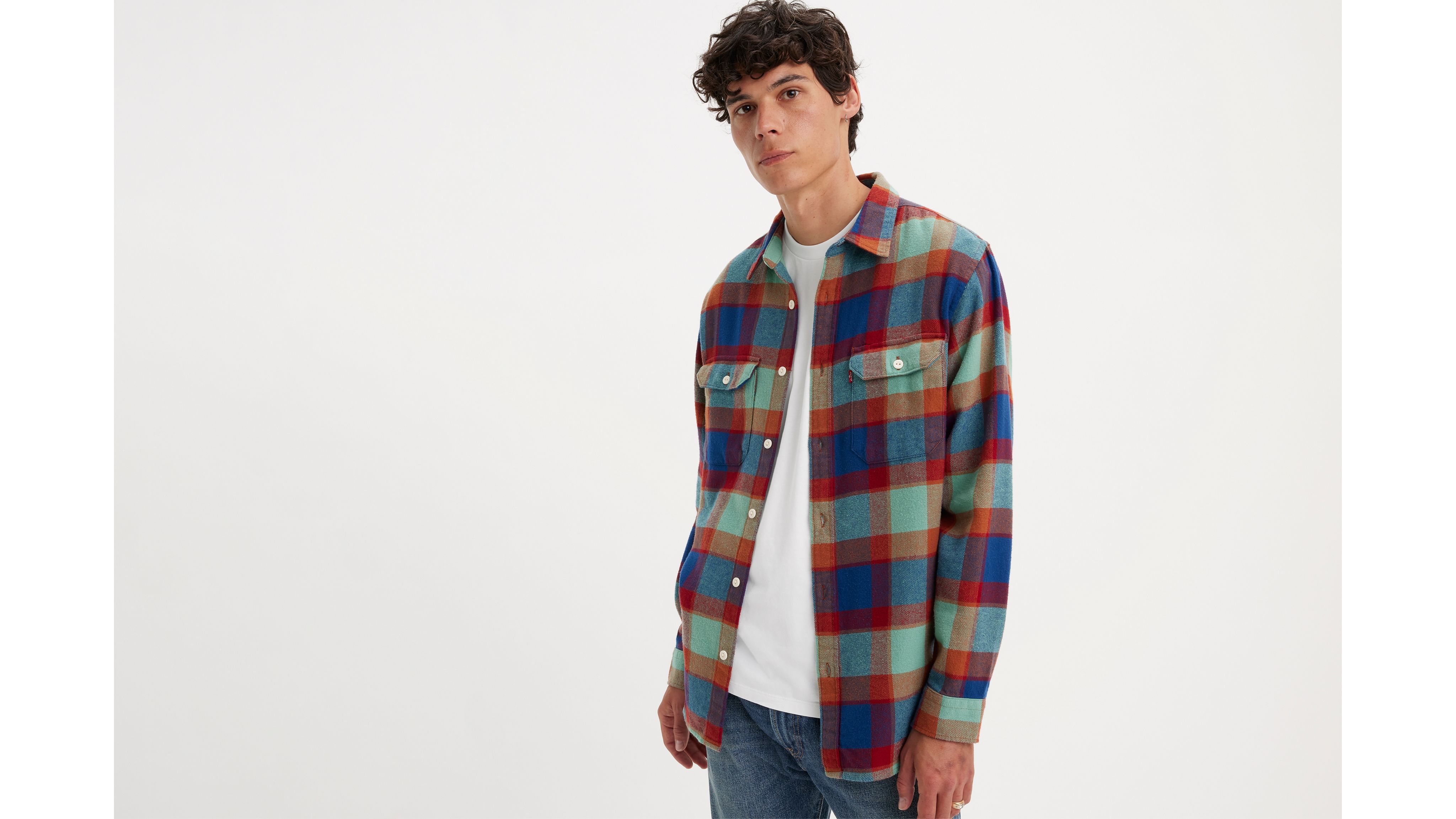 bowwow×Levi Pata REPAIRED FLANNEL SHIRTS BOW WOW REPAIR AGEING FLANNEL SHIRTS – unexpected store