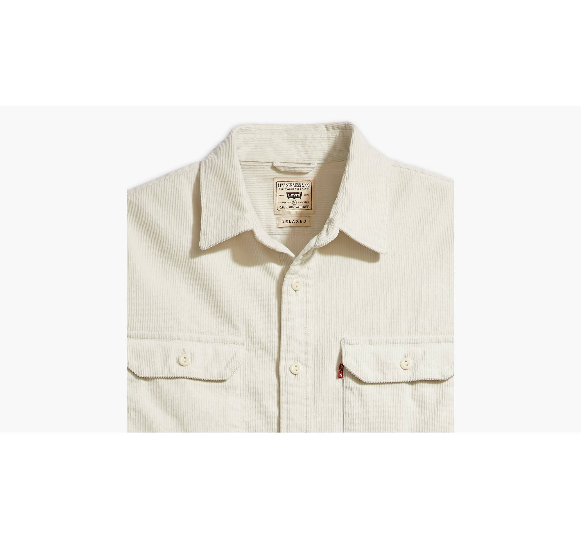 Jackson Worker Overshirt - White | Levi's® MK