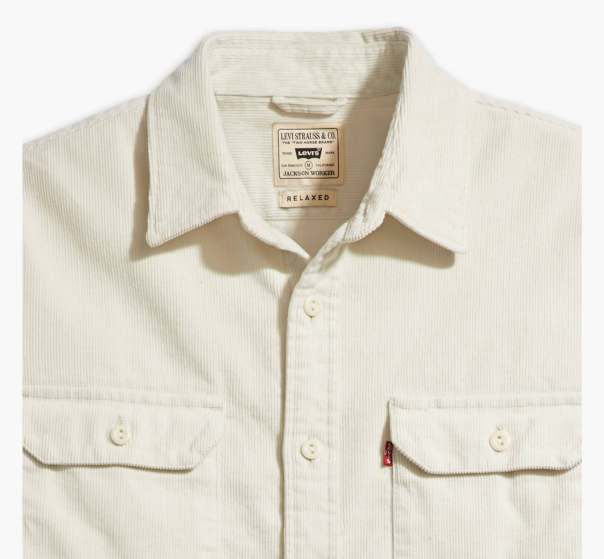 Jackson Worker Overshirt - White | Levi's® MK
