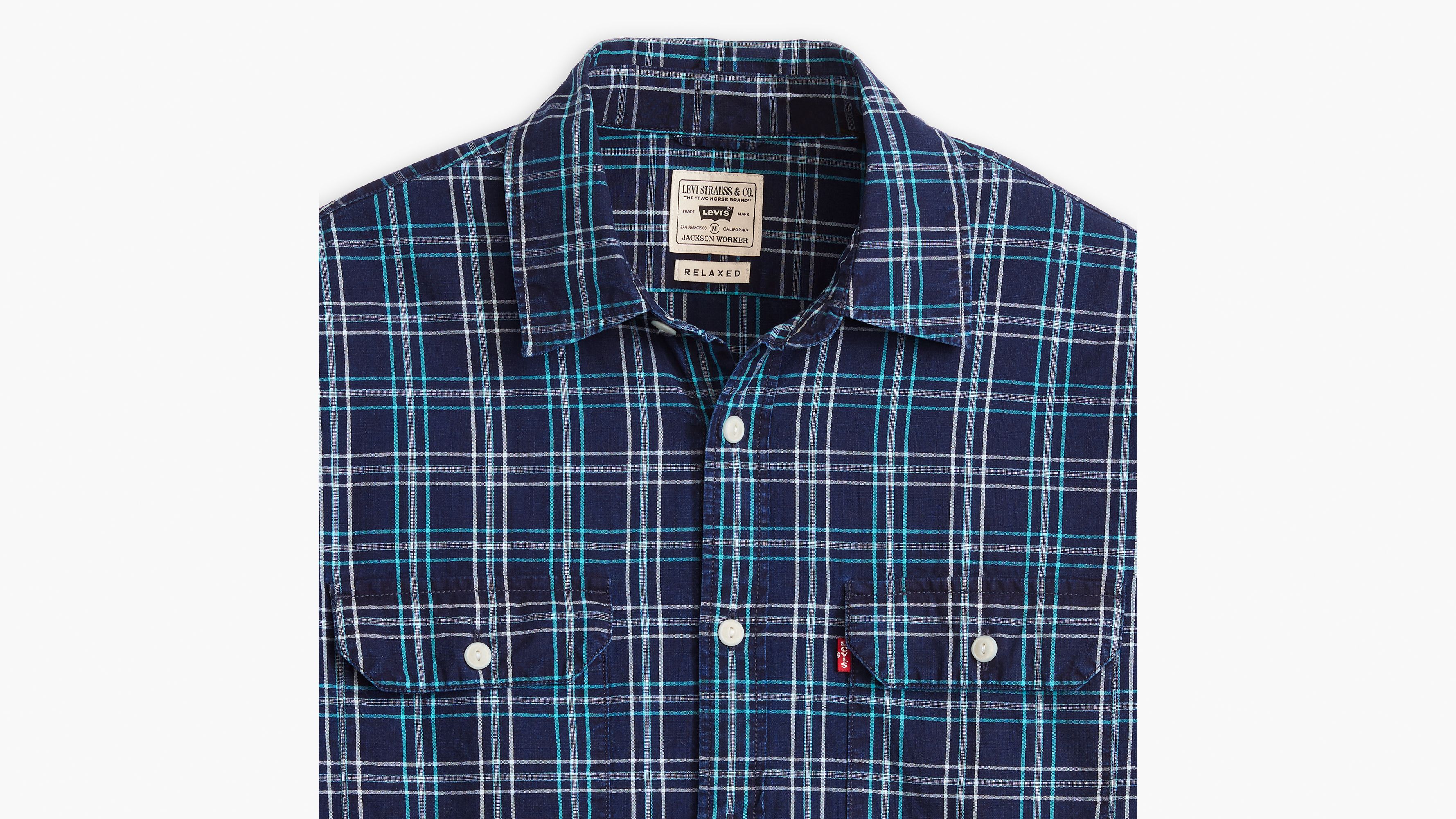 Jackson Worker Overshirt - Blue | Levi's® CA