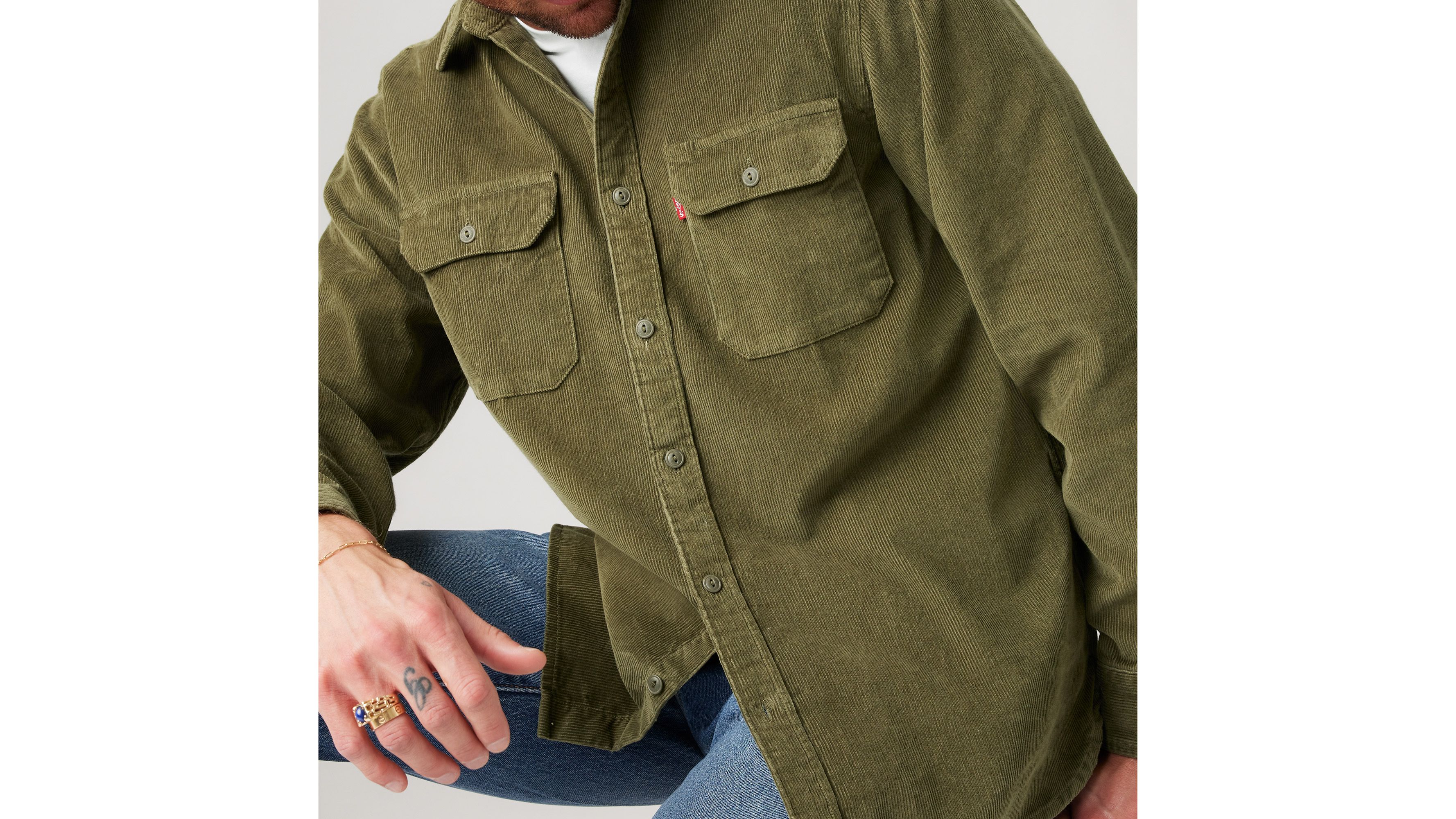 ジャケットその他 WV PROJECT PLI REVERSIBLE CORDUROY JARKET 5JH120 Levi's TYPE 3 Jacket Corduroy Denim Patchwork Multicolor