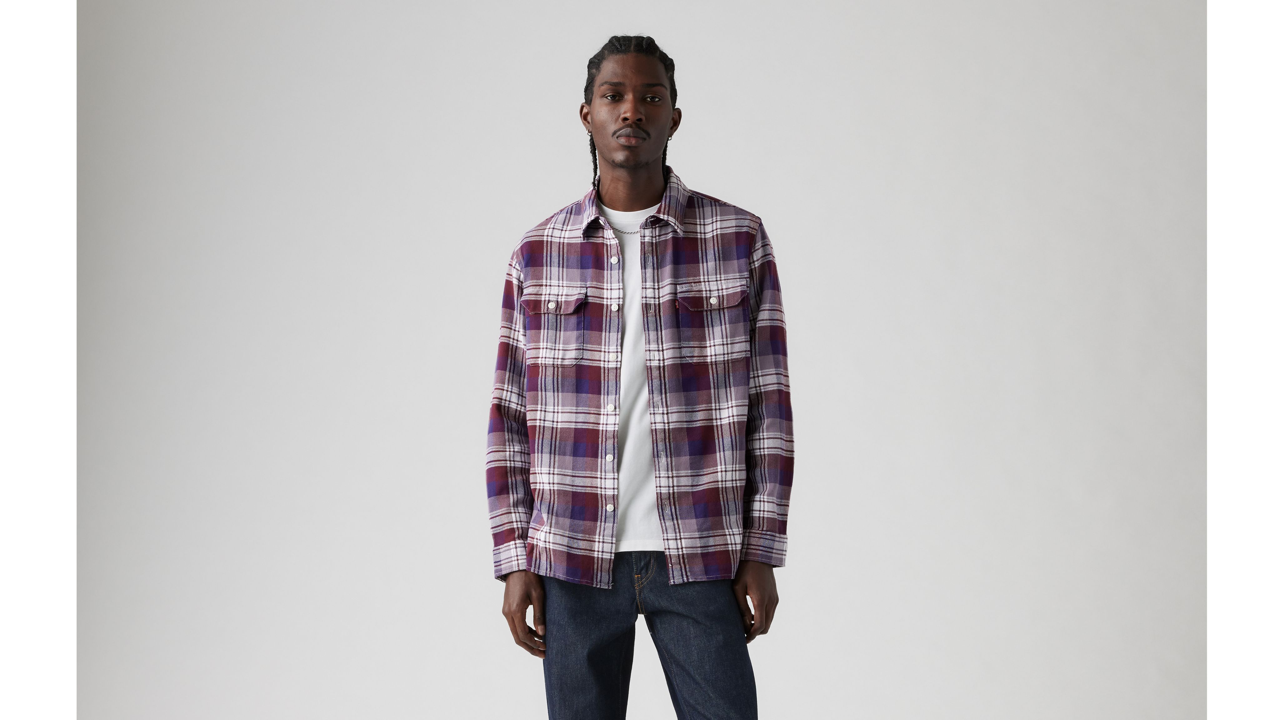 Jackson Worker Overshirt - Purple | Levi's® US