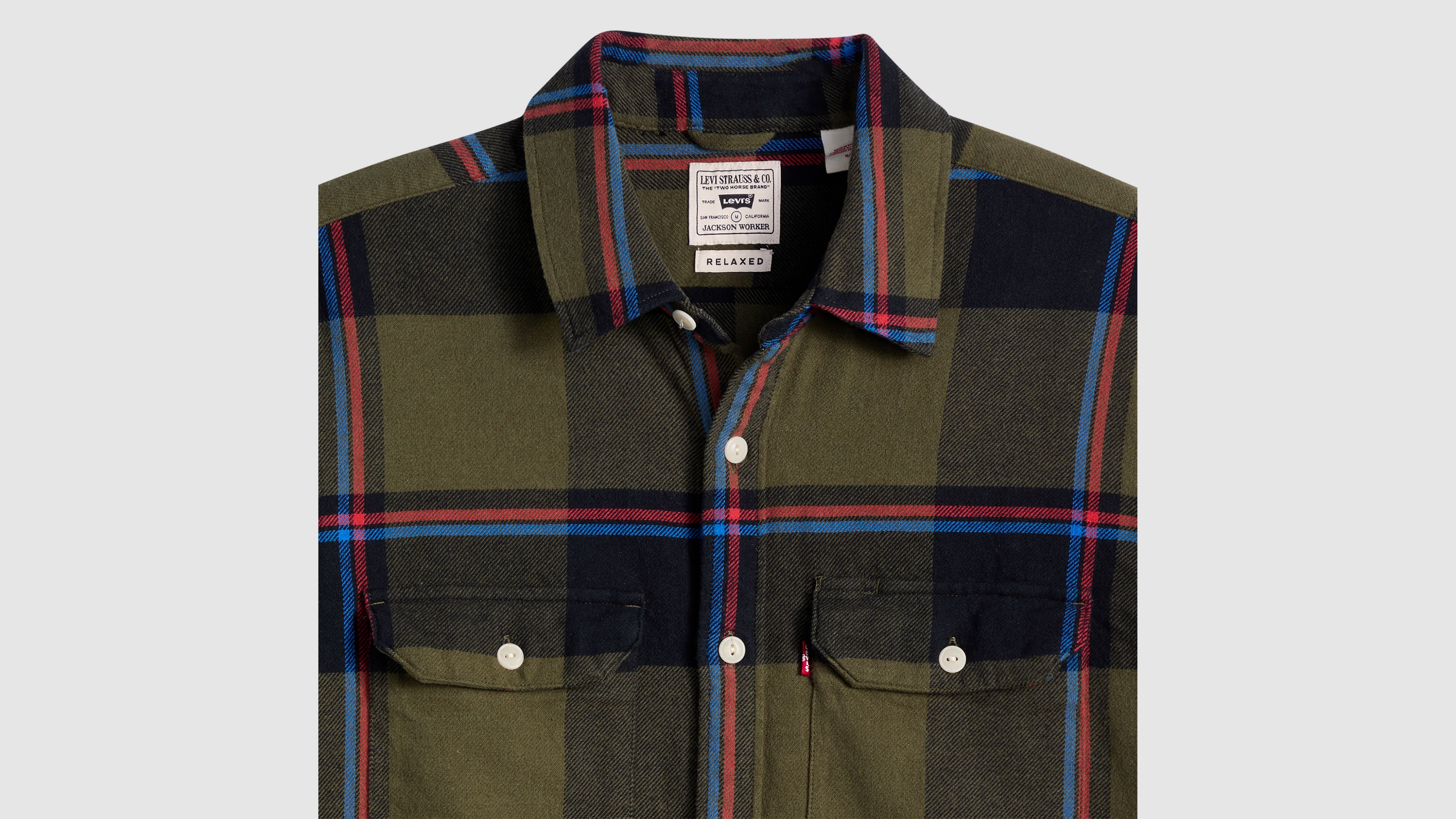 Jackson Worker Overshirt - Multi-color | Levi's® US