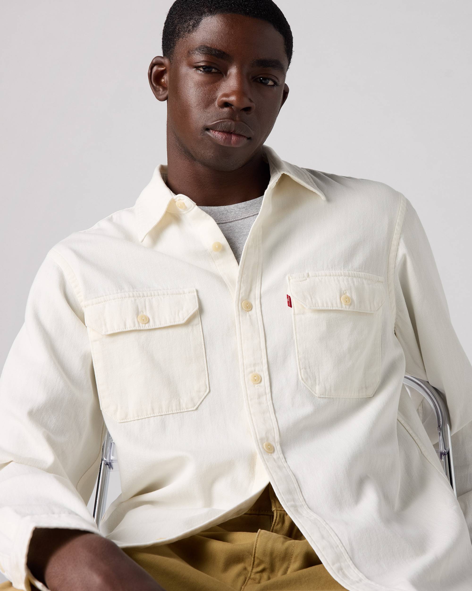 Jackson Worker Overshirt - White | Levi's® US Jackson Worker Overshirt - White | Levi's® US
