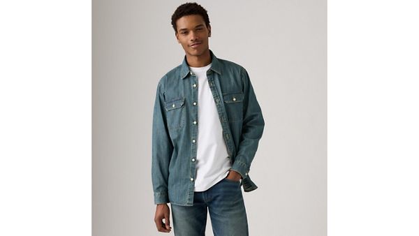 Jackson Relaxed Corduroy Worker — Chopper Dark Wash - Medium Wash