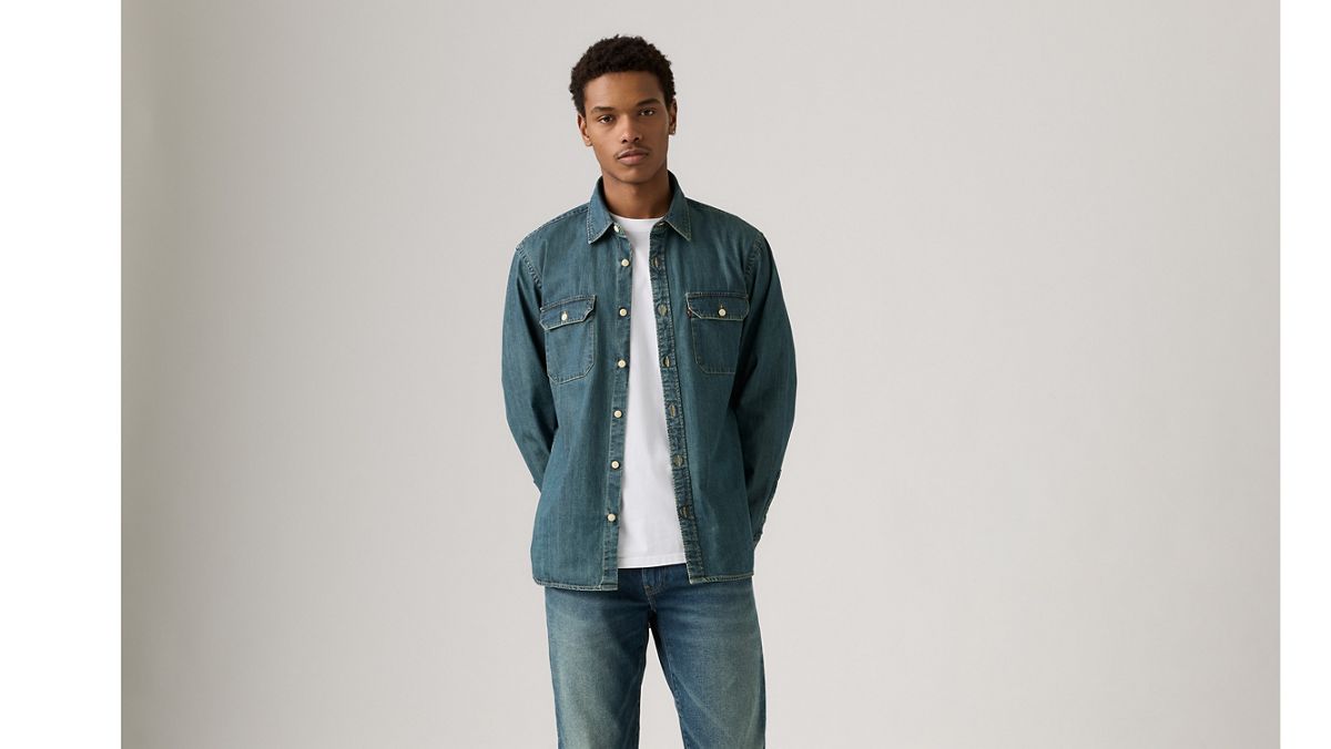 Jackson Relaxed Corduroy Worker — Chopper Dark Wash - Medium Wash