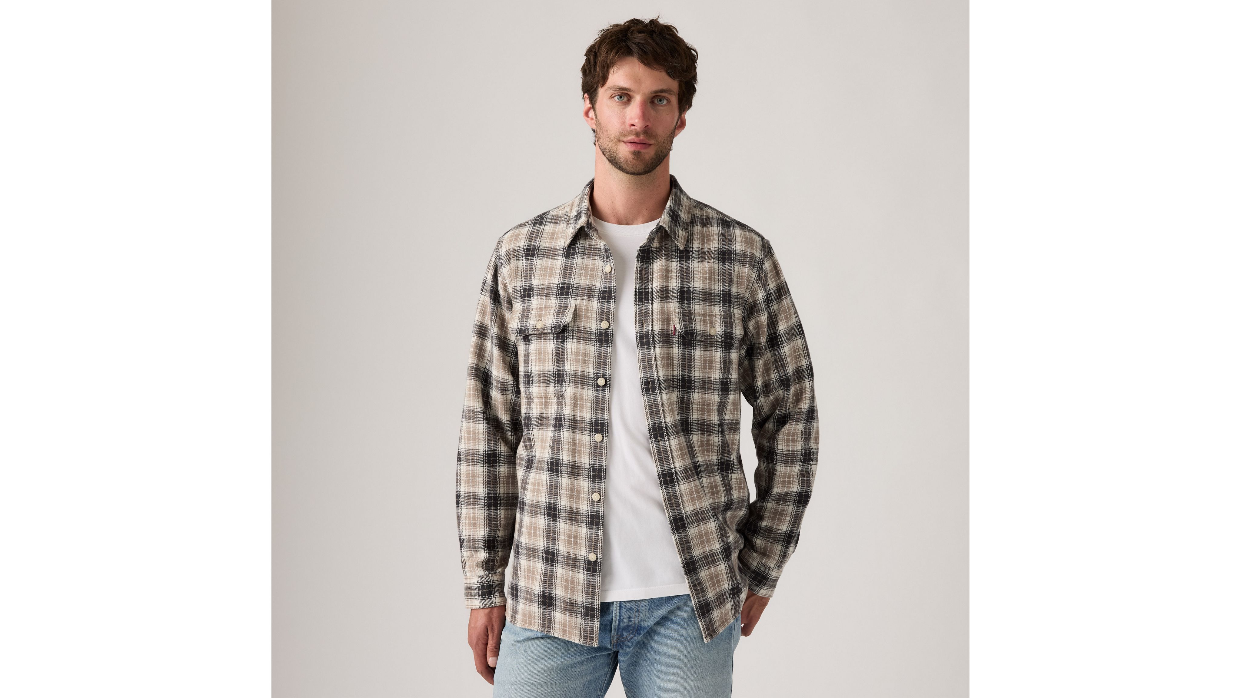 Jackson Worker Flannel Overshirt 1