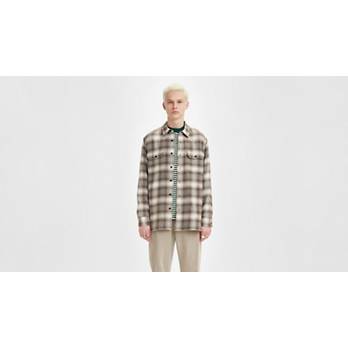 Classic Worker Flannel Overshirt 1