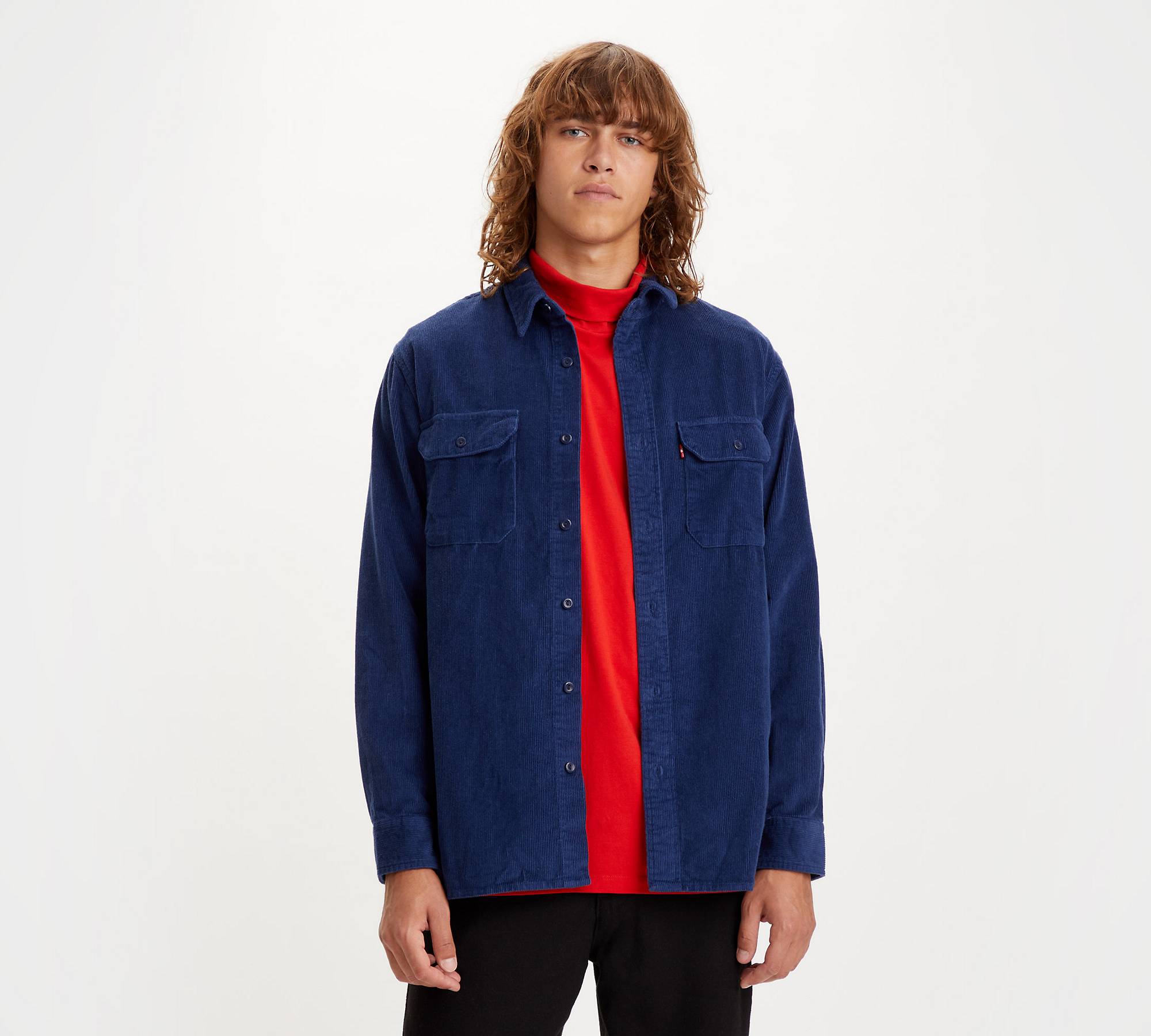 Classic Worker Corduroy Shirt - Blue | Levi's® FR