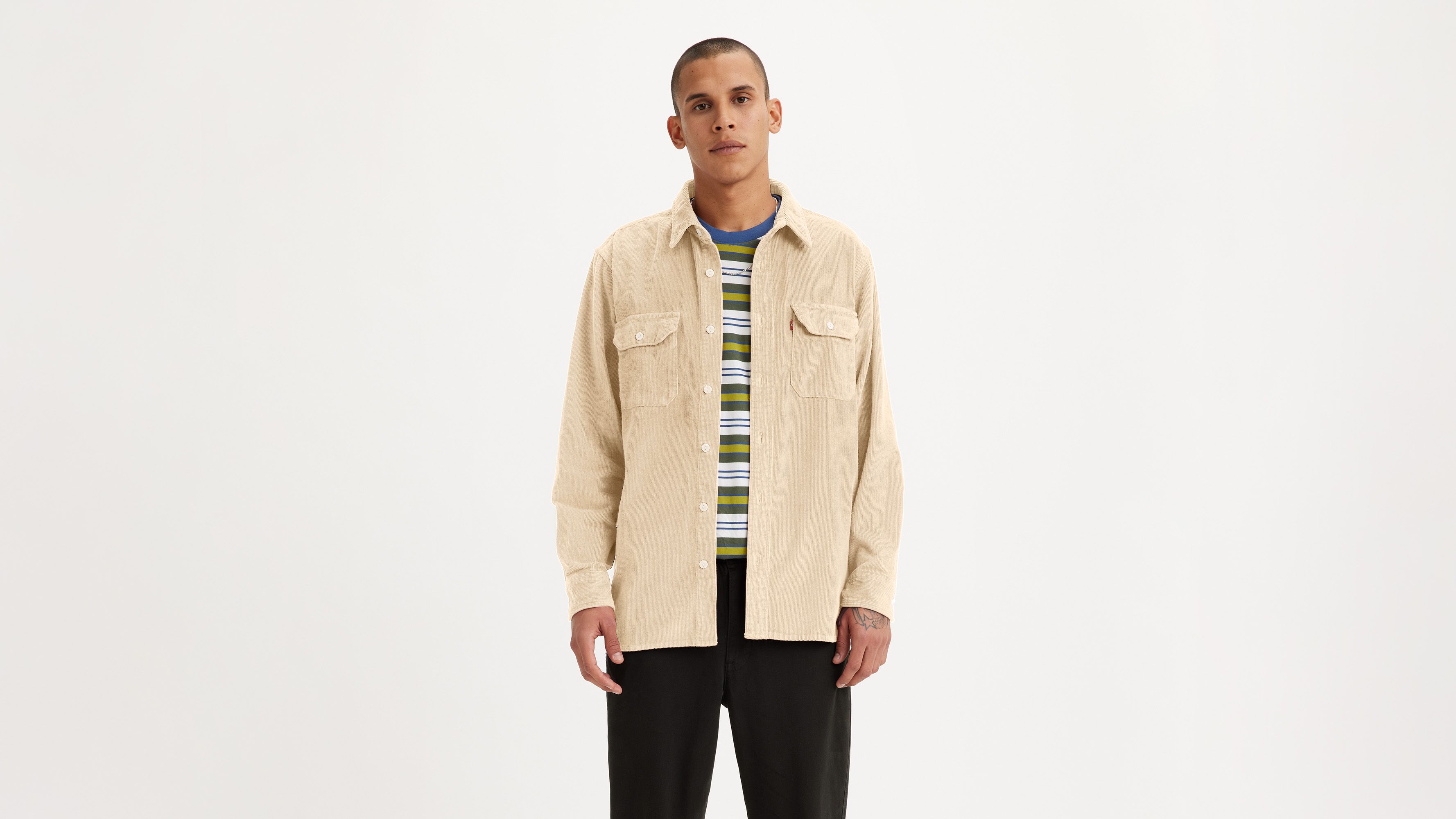 Classic Worker Corduroy Shirt 1