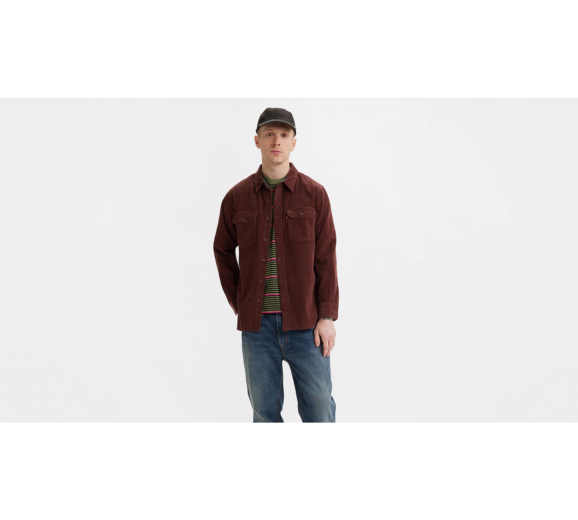 Classic Worker Shirt - Brown | Levi's® IE