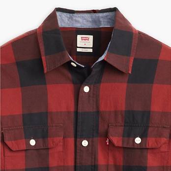 Classic Worker Overshirt - Red | Levi's® US Classic Worker Overshirt - Red | Levi's® US